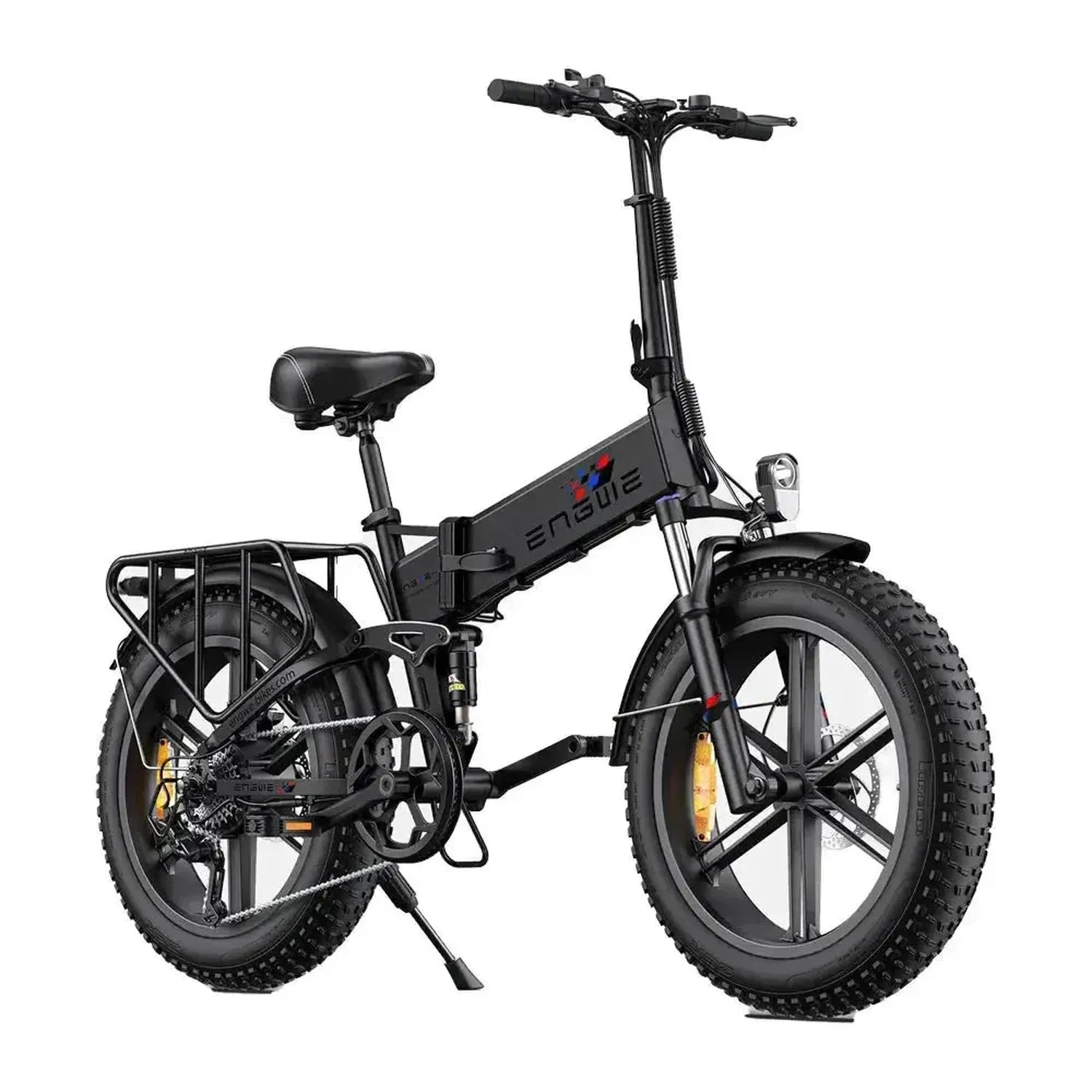 ENGWE Engine X Klappbares Elektrofahrrad mit Fat-Reifen, großer Reichweite, 7 Gänge, bis zu 60 km/h – Punk Ride