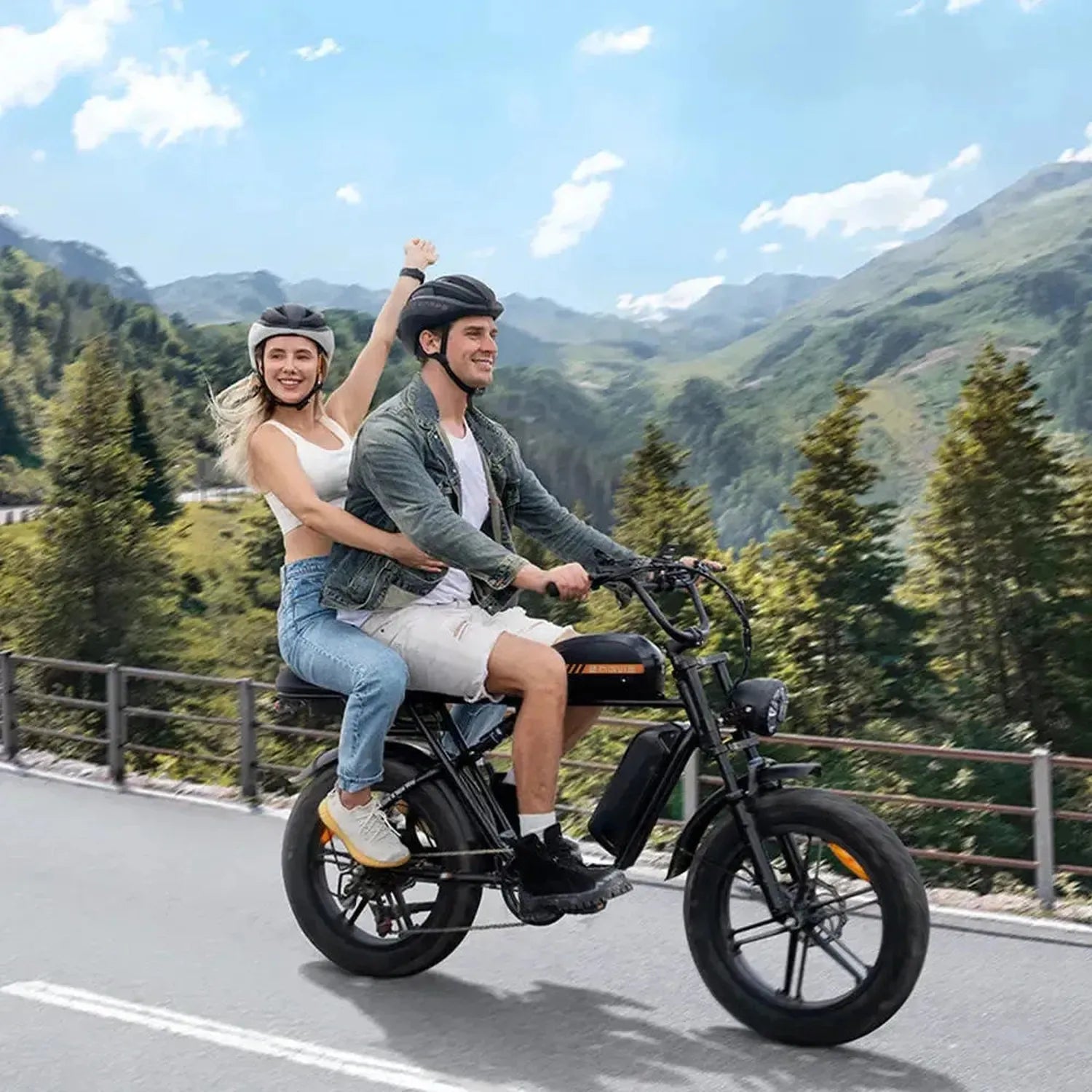 ENGWE M1 Dual Battery Electric Bike Fat Tyre Long Range Cruiser up to 45 Km/h