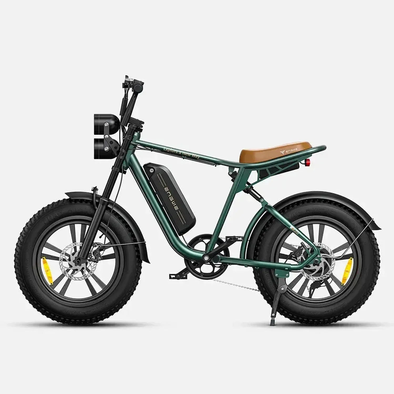 ENGWE M20 Elektrofahrrad mit Fat-Reifen, Einzelakku und Doppelfederung, bis zu 45 km/h – Punk Ride