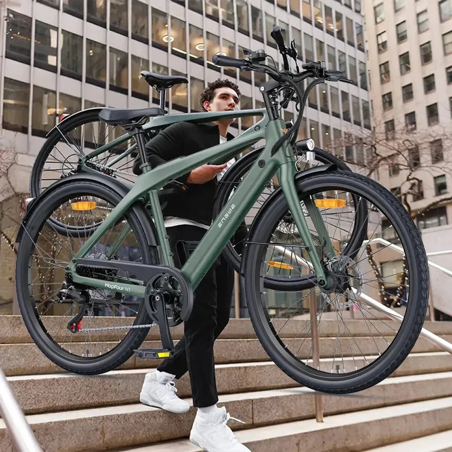 ENGWE N1 Air Electric Bike Lightweight Carbon Commuter Long Range up to 25 Km/h