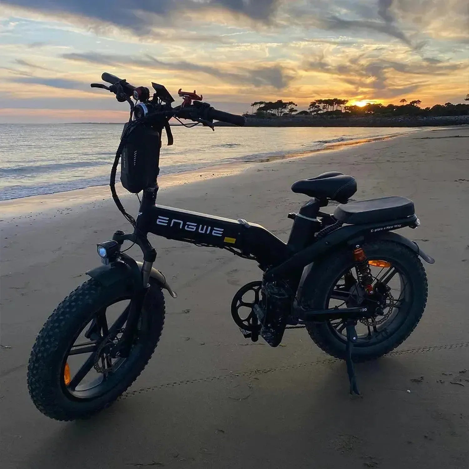 ENGWE X20 Foldable Electric Bike Fat Tyre Dual Battery Long Range up to 50 Km/h