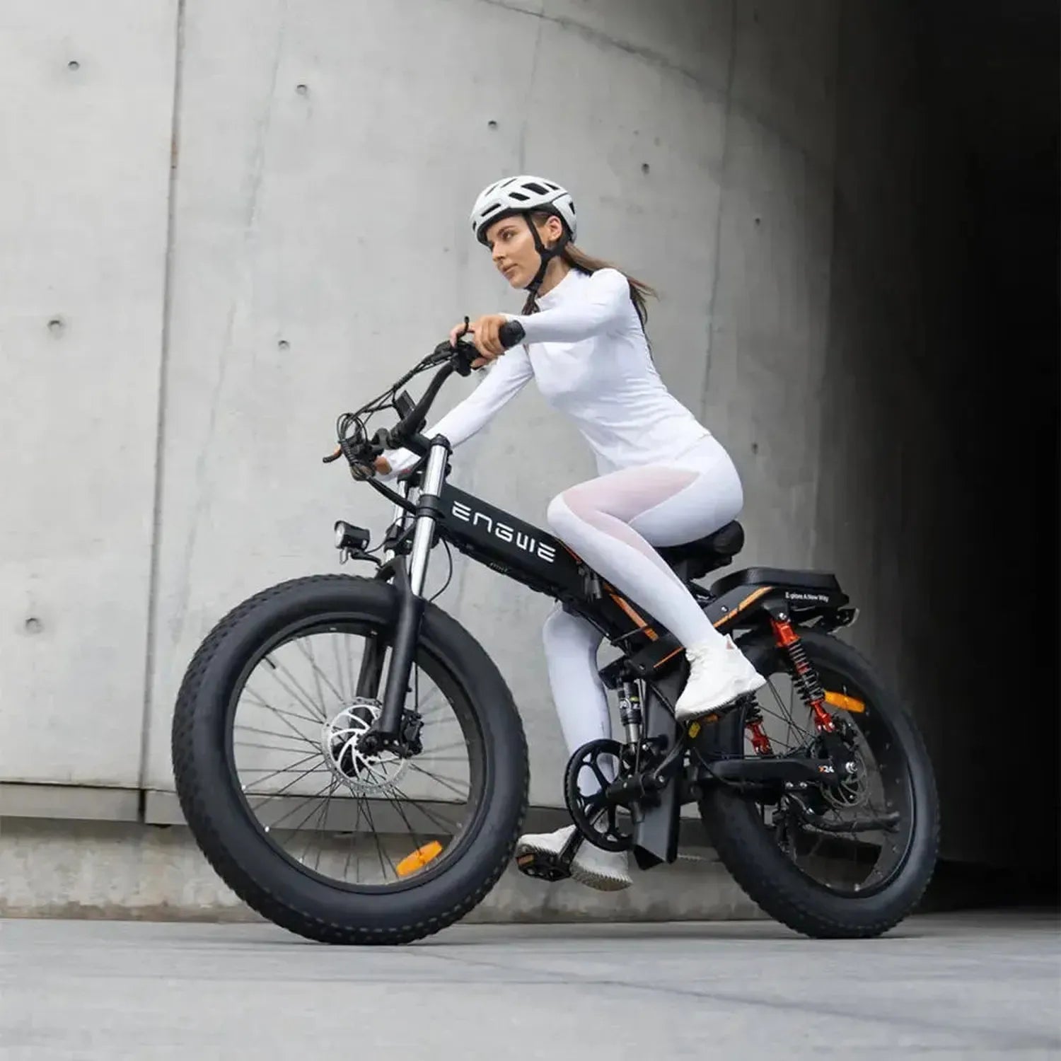 ENGWE X24 Electric Bike Fat Tyre Dual Battery Long Range with Brakes up to 50 Km/h