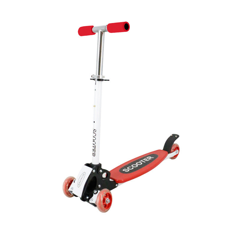 Folding 3 Wheel Kids Scooter – Adjustable Height, Lean Steering & PVC Wheels