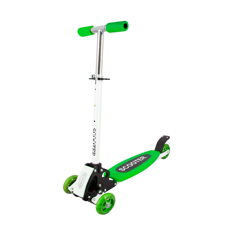 Folding 3 Wheel Kids Scooter – Adjustable Height, Lean Steering & PVC Wheels