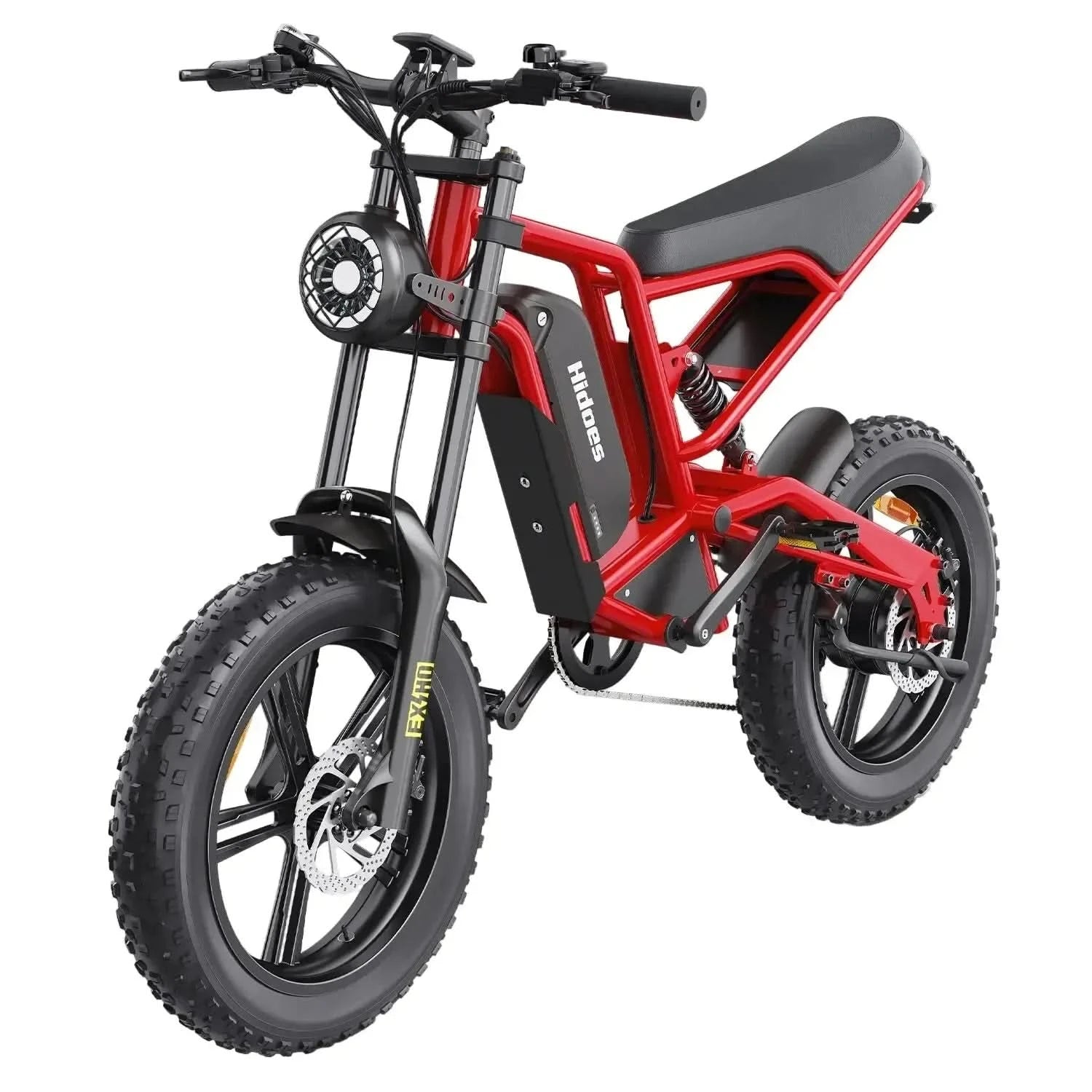Hidoes B6 Electric Bike Fat Tyre Cruiser Long Range with Suspension up to 50 Km/h