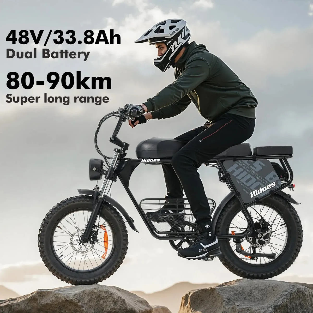HIDOES B9 fat tyre electric bike – product image 9