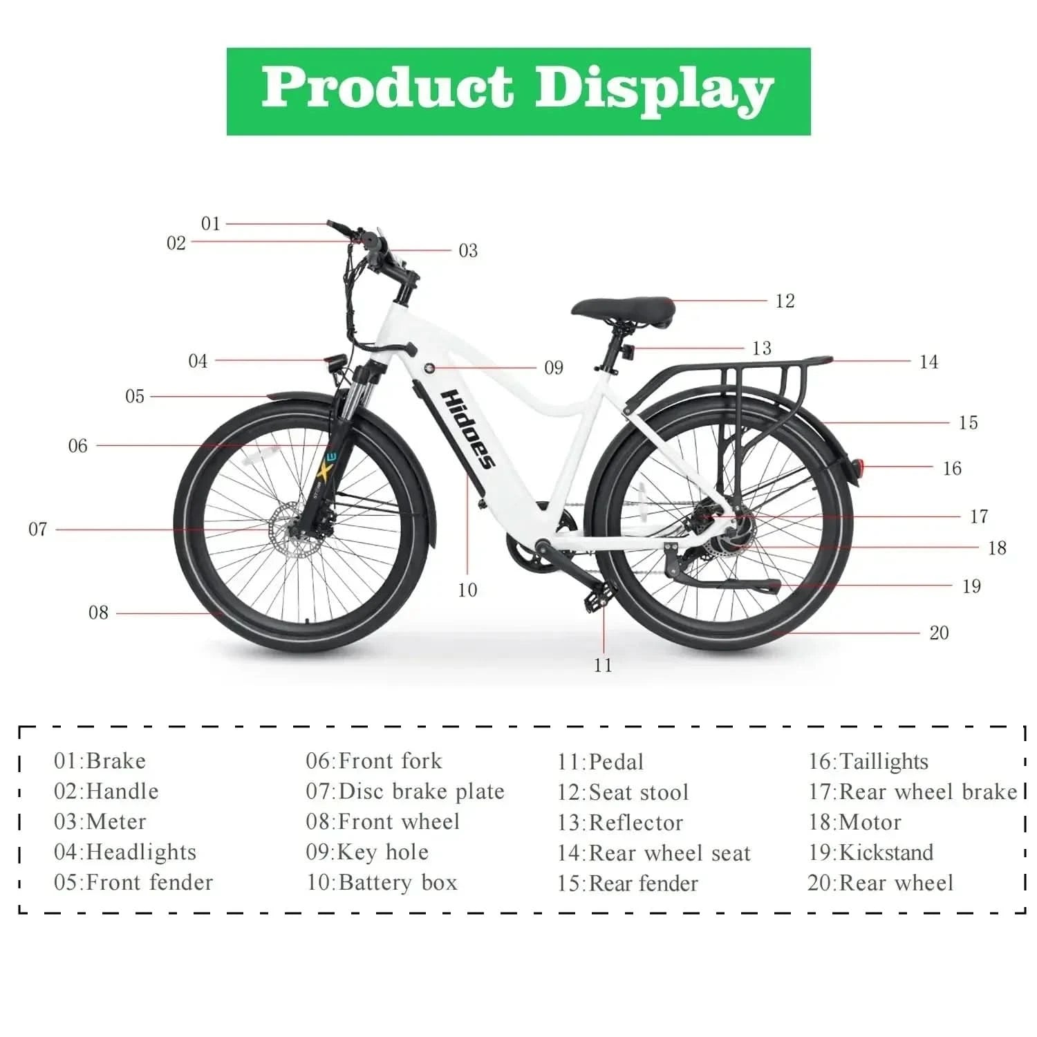 Hidoes BN1 Electric Bike