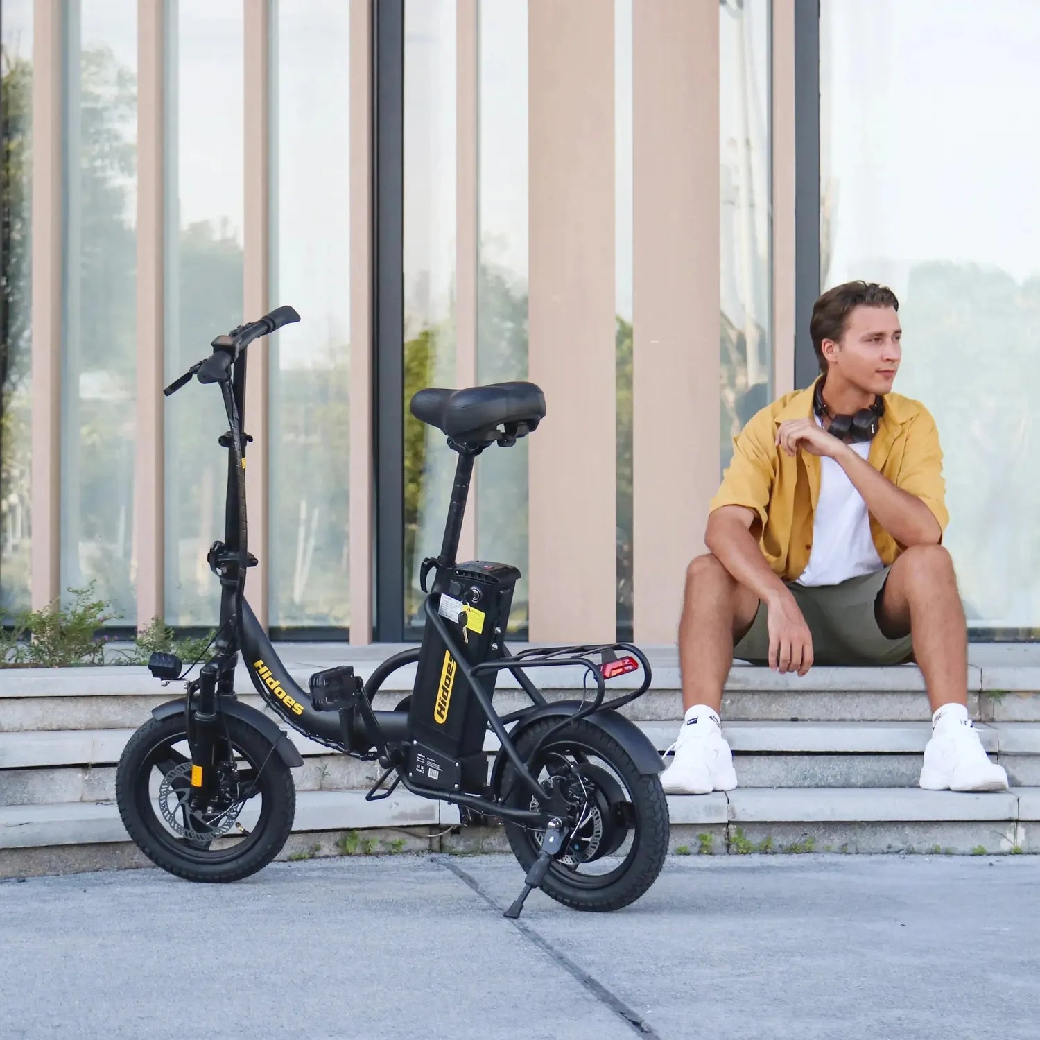 Hidoes C5 Electric Bike Compact Long Range Urban Commuter with 14 Inch Tyres up to 45 Km/h