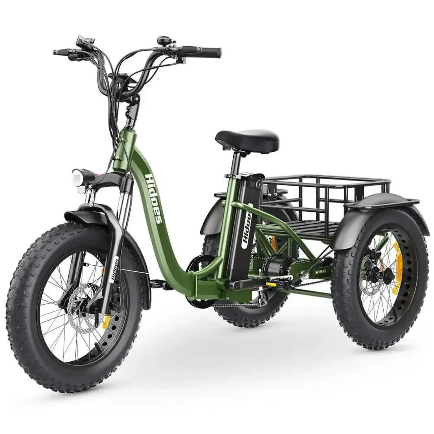 Hidoes ET1 Electric Trike Fat Tyre Long Range with Cargo Rack up to 40 Km/h
