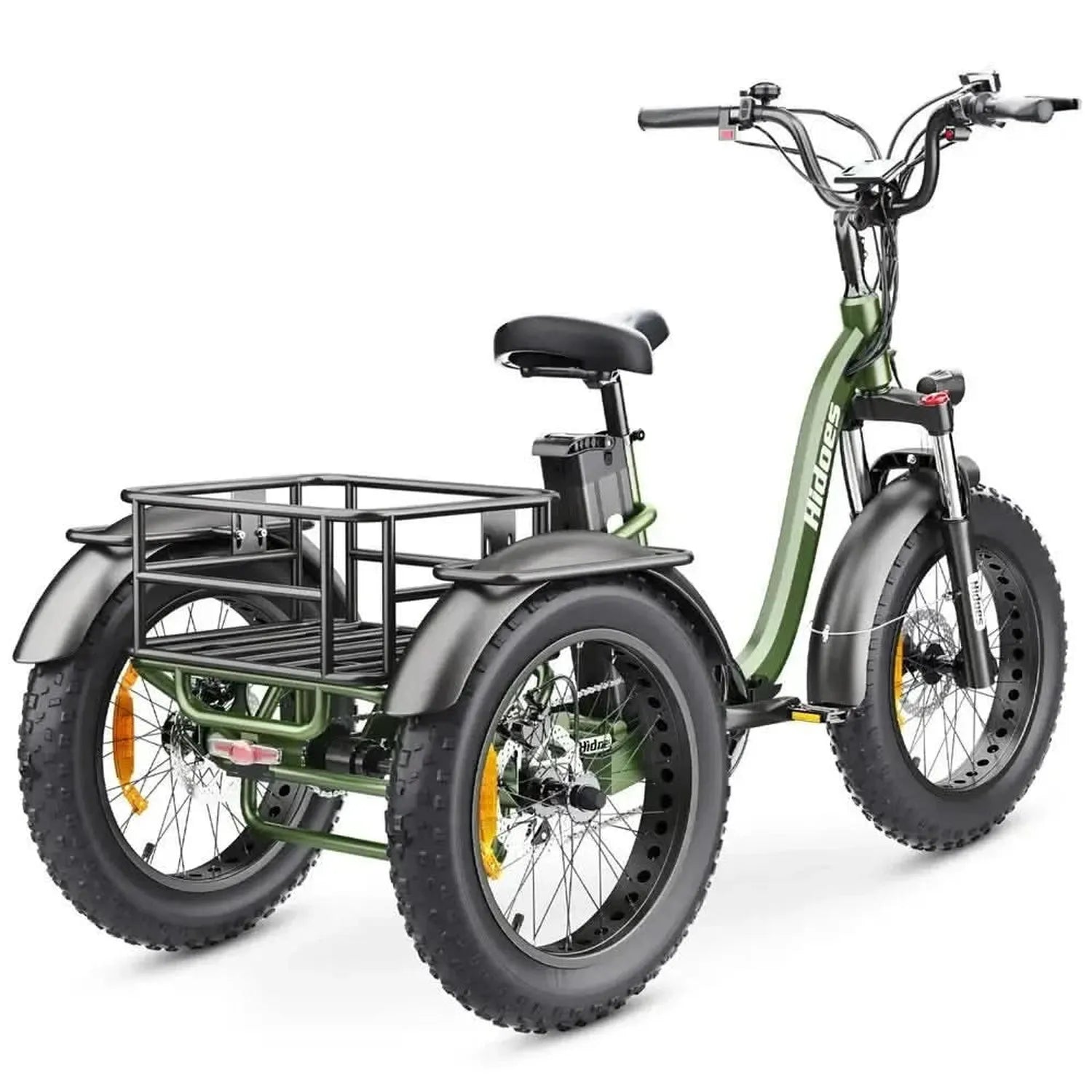 Hidoes ET1 Electric Trike Fat Tyre Long Range with Cargo Rack up to 40 Km/h