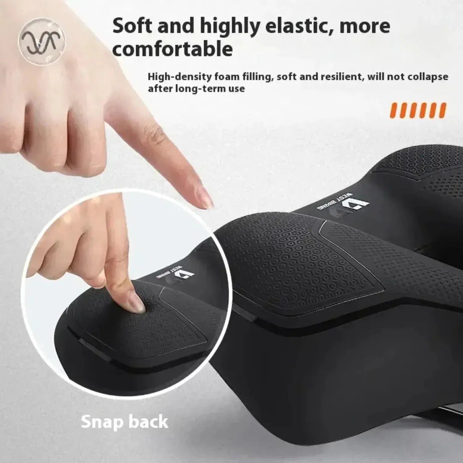 High Elastic Bike Saddle Comfortable Shock Absorbing Seat for Cycling