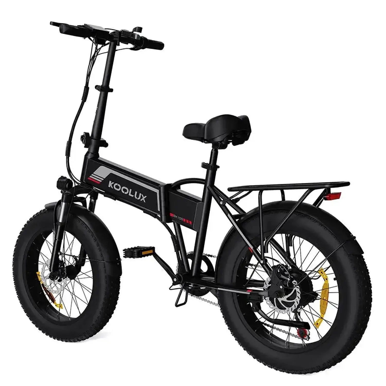 Koolux BK10S Foldable Electric Bike Fat Tyre Long Range with Suspension up to 50 Km/h