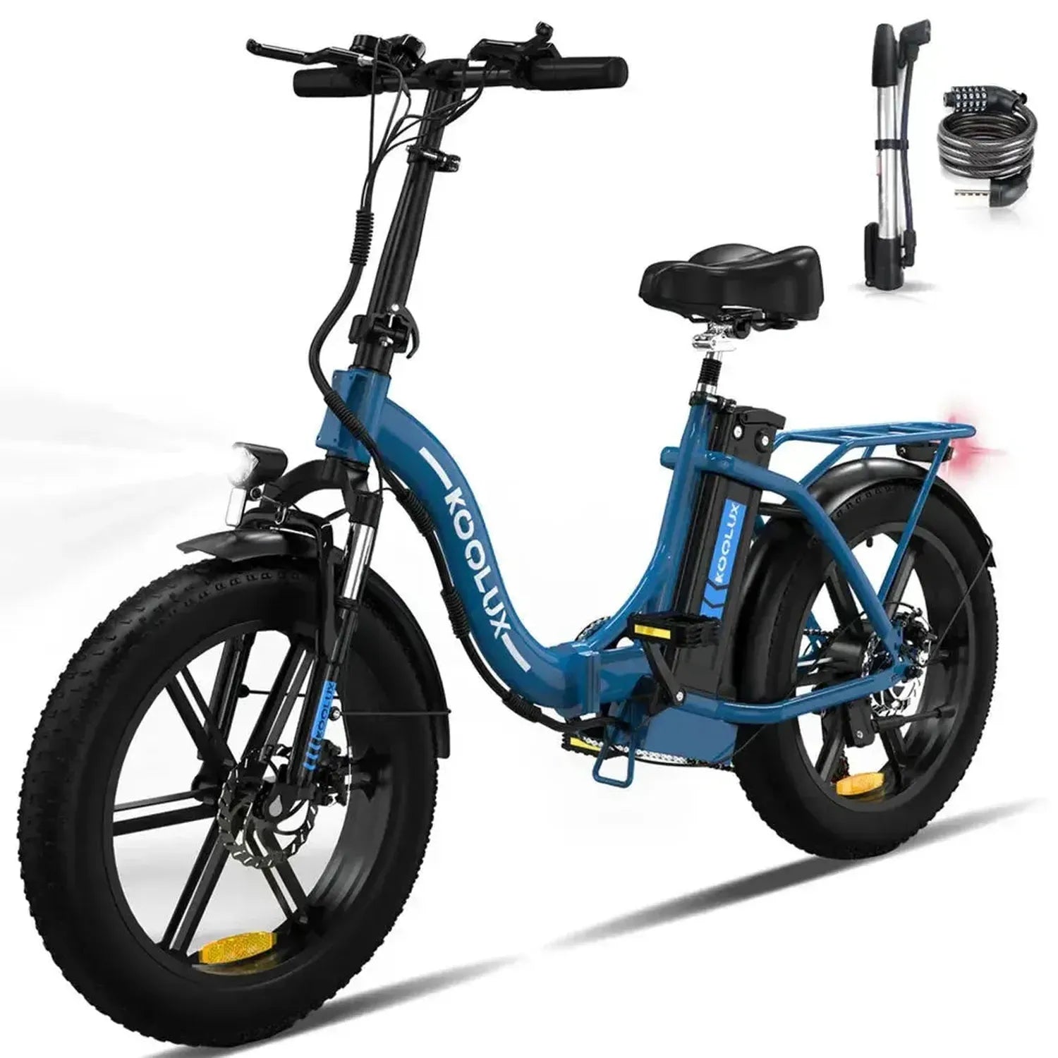 Koolux BK6S Foldable Electric Bike Fat Tyre Dual Battery Long Range up to 45 Km/h