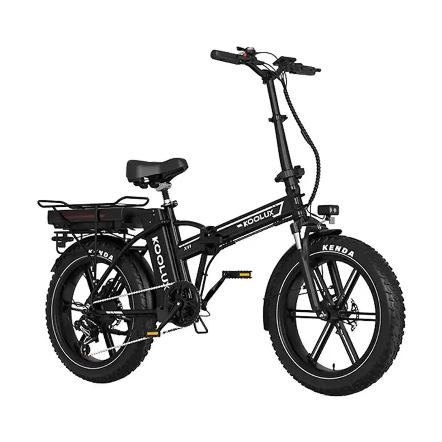 Koolux X11 Foldable Electric Bike Fat Tyre Dual Battery with Suspension up to 45 Km/h