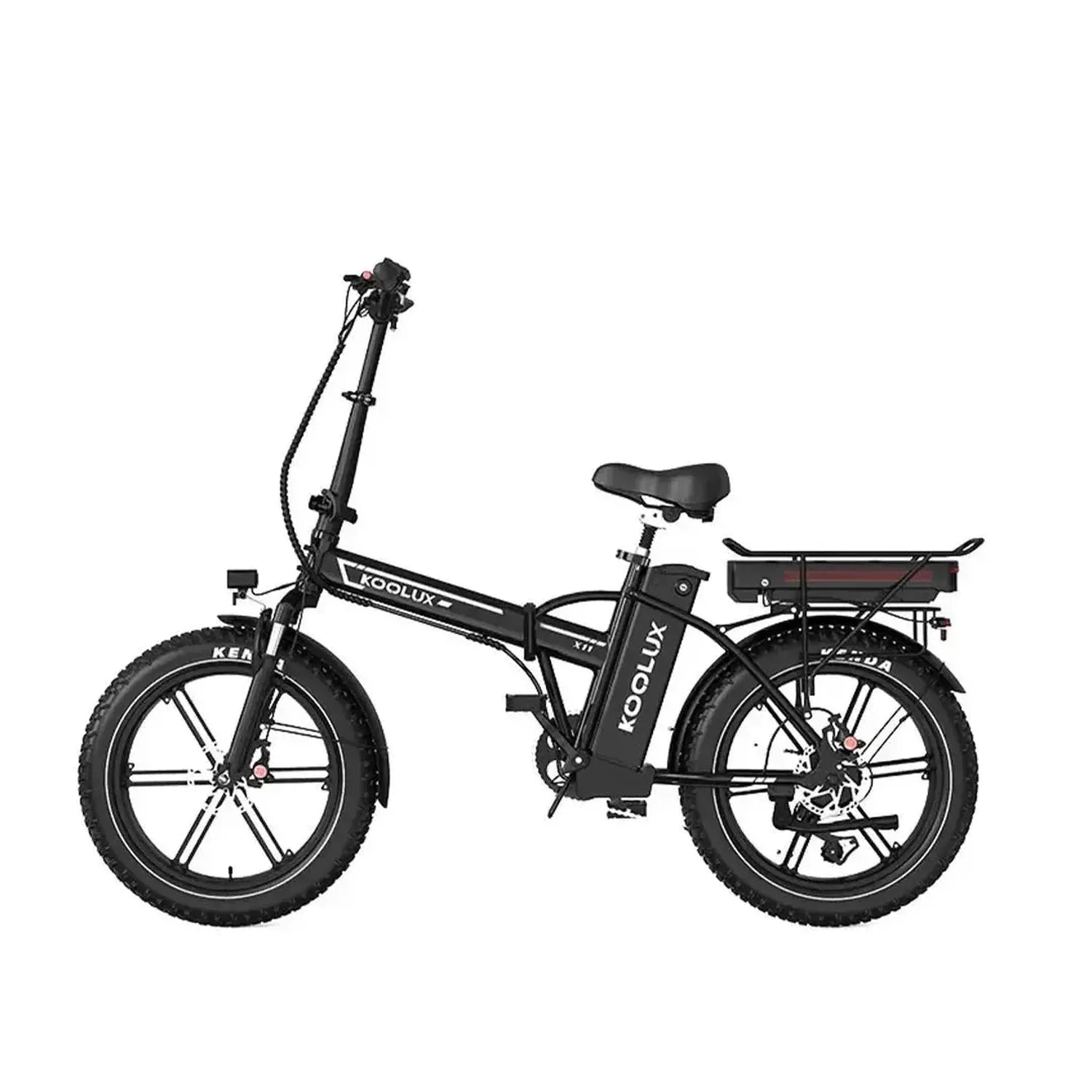 Koolux X11 Foldable Electric Bike Fat Tyre Dual Battery with Suspension up to 45 Km/h