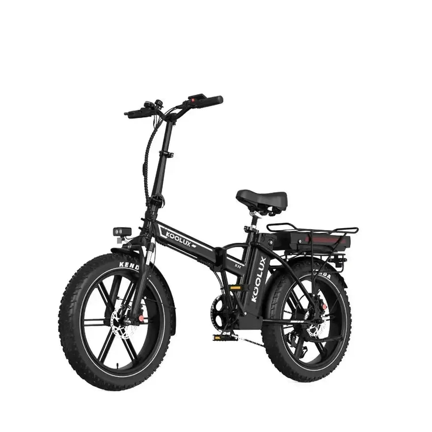 Koolux X11 Foldable Electric Bike Fat Tyre Dual Battery with Suspension up to 45 Km/h