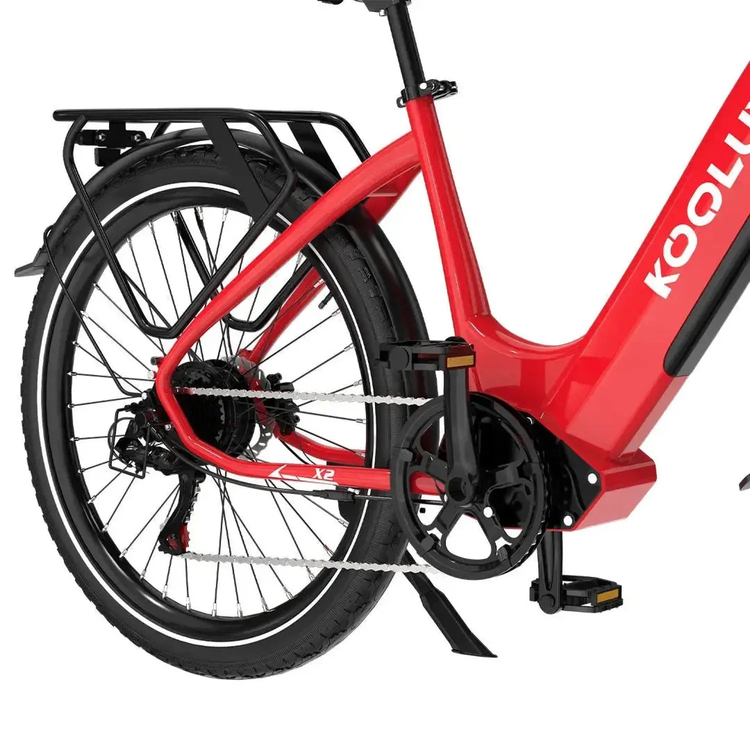 Koolux X2 Electric Bike Long Range Commuter with Suspension and Lights up to 45 Km/h