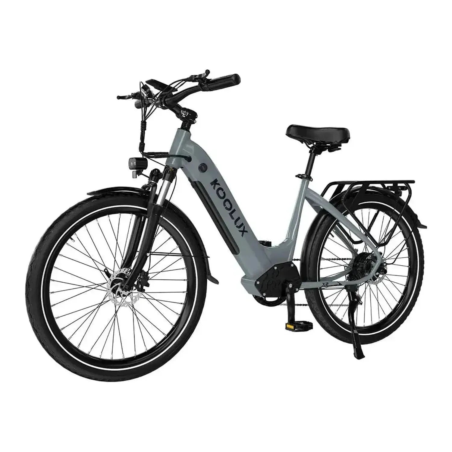 Koolux X2 Electric Bike Long Range Commuter with Suspension and Lights up to 45 Km/h