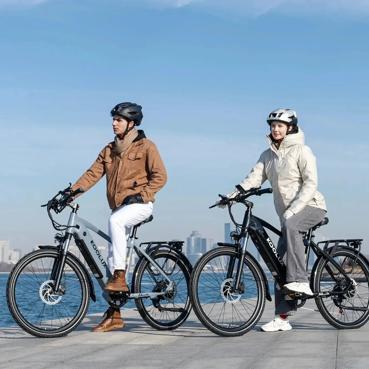 Koolux X3 Electric Bike Long Range Commuter with Suspension and Lights up to 45 Km/h