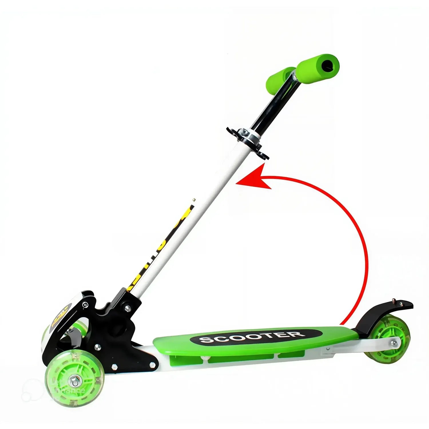 Kids 3 Wheel Balance Scooter Foldable Stable Ride for Ages 3 to 6