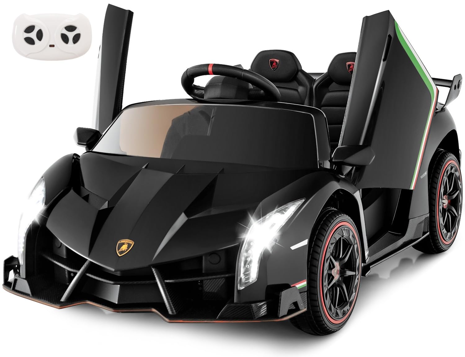 Lamborghini Veneno Kids Ride On Car 12V – 2 Seater, 4WD, Remote Control
