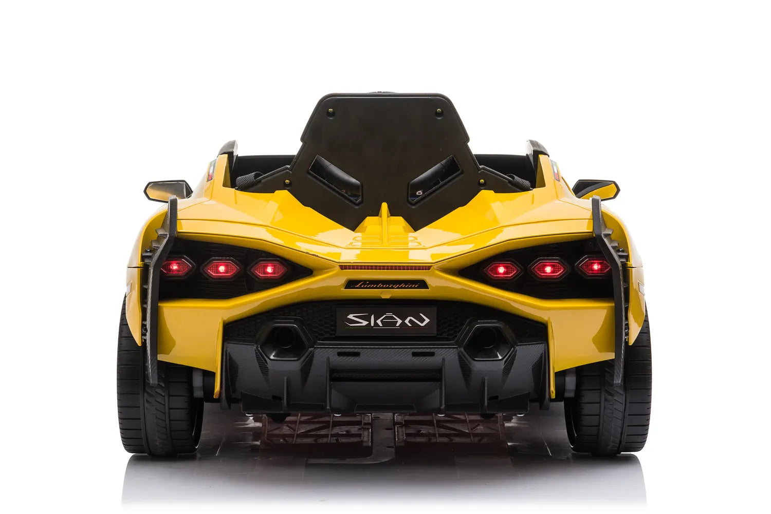 Licensed Lamborghini Sian 6V Kids Electric Ride-On Car with Remote, Opening Doors