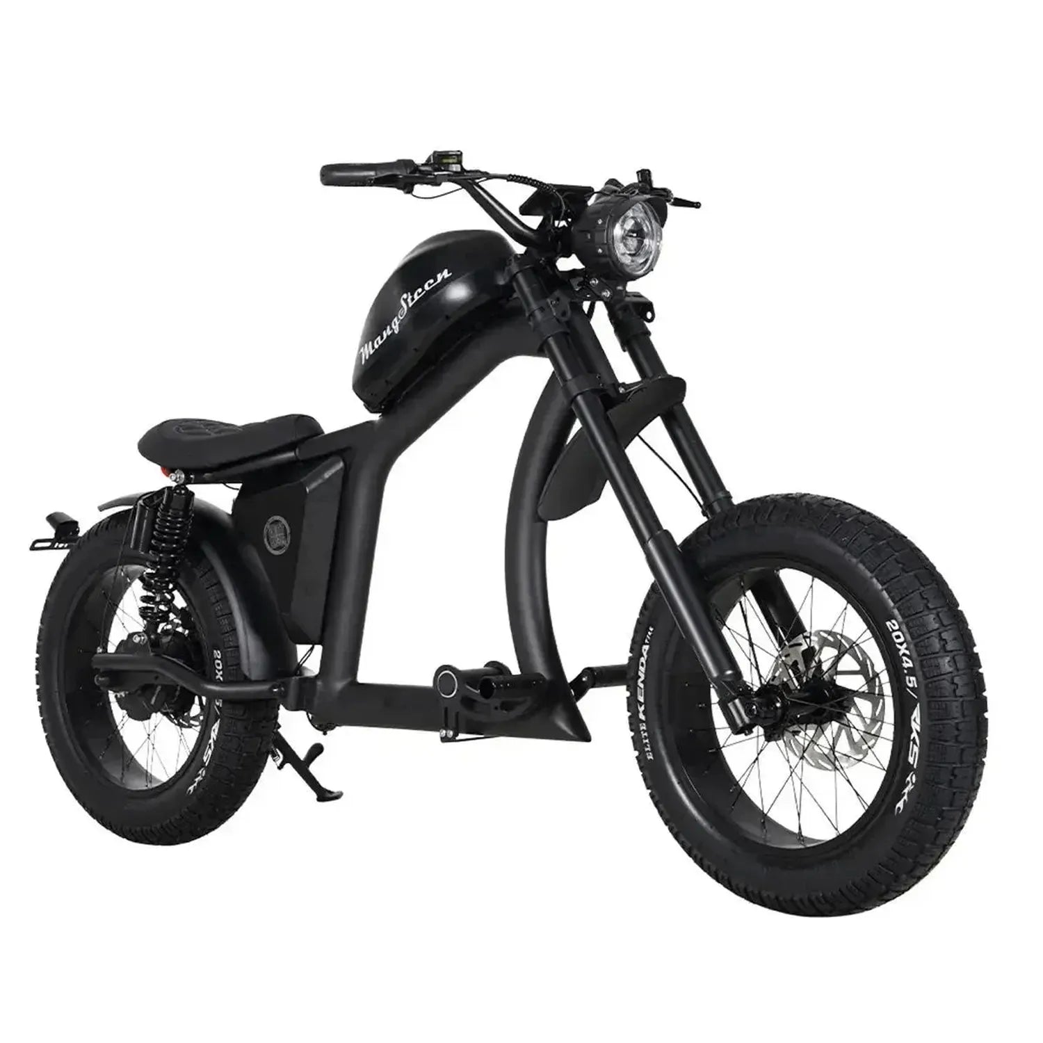 Mangosteen FT02 Electric Bike Chopper Style Long Range Cruiser up to 50 Km/h