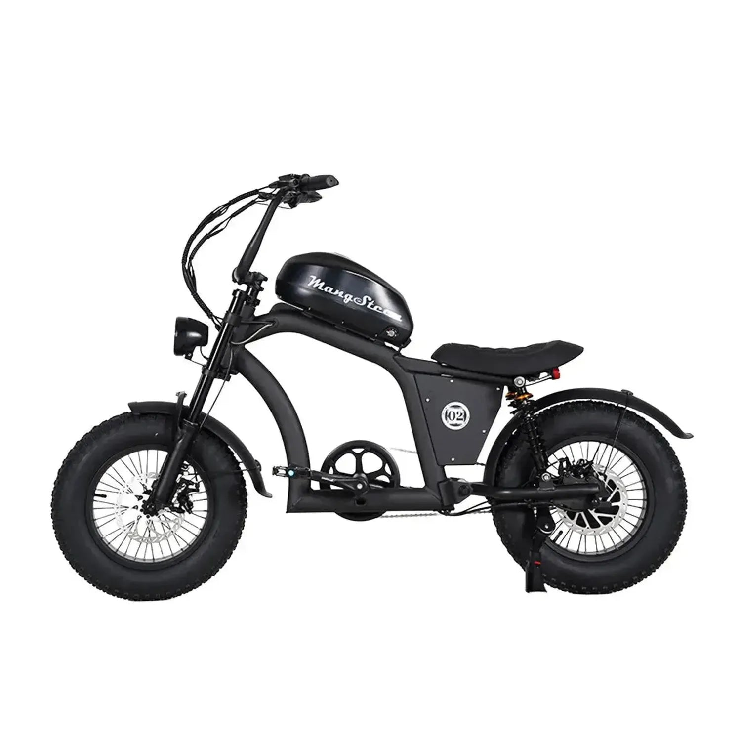 Mangosteen FT02 Mini Electric Bike Fat Tyre Long Range with LCD up to 50 Km/h