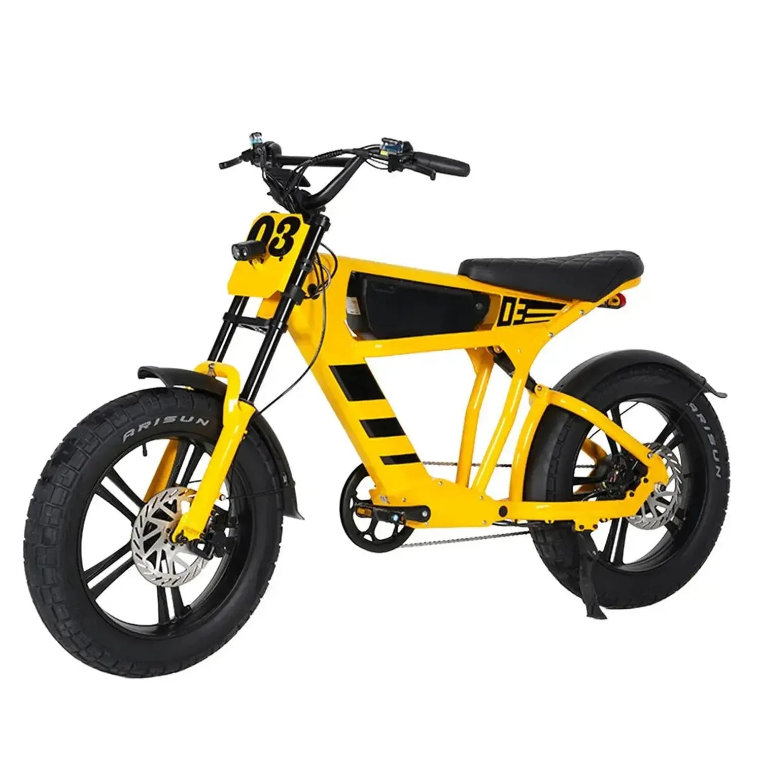 Mangosteen FT03 Electric Bike Fat Tyre Long Range with Hydraulic Brakes up to 50 Km/h