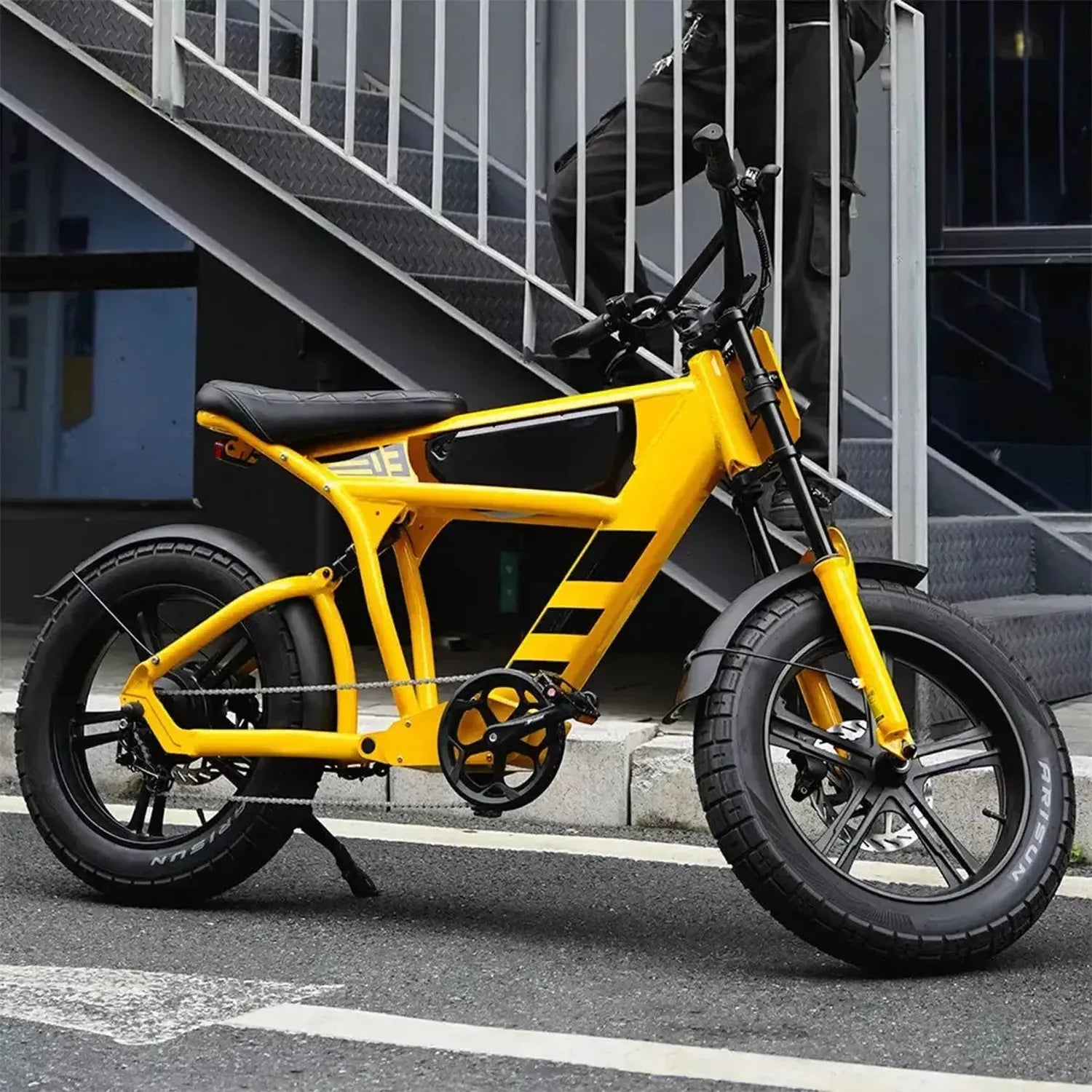 Mangosteen FT03 Electric Bike Fat Tyre Long Range with Hydraulic Brakes up to 50 Km/h