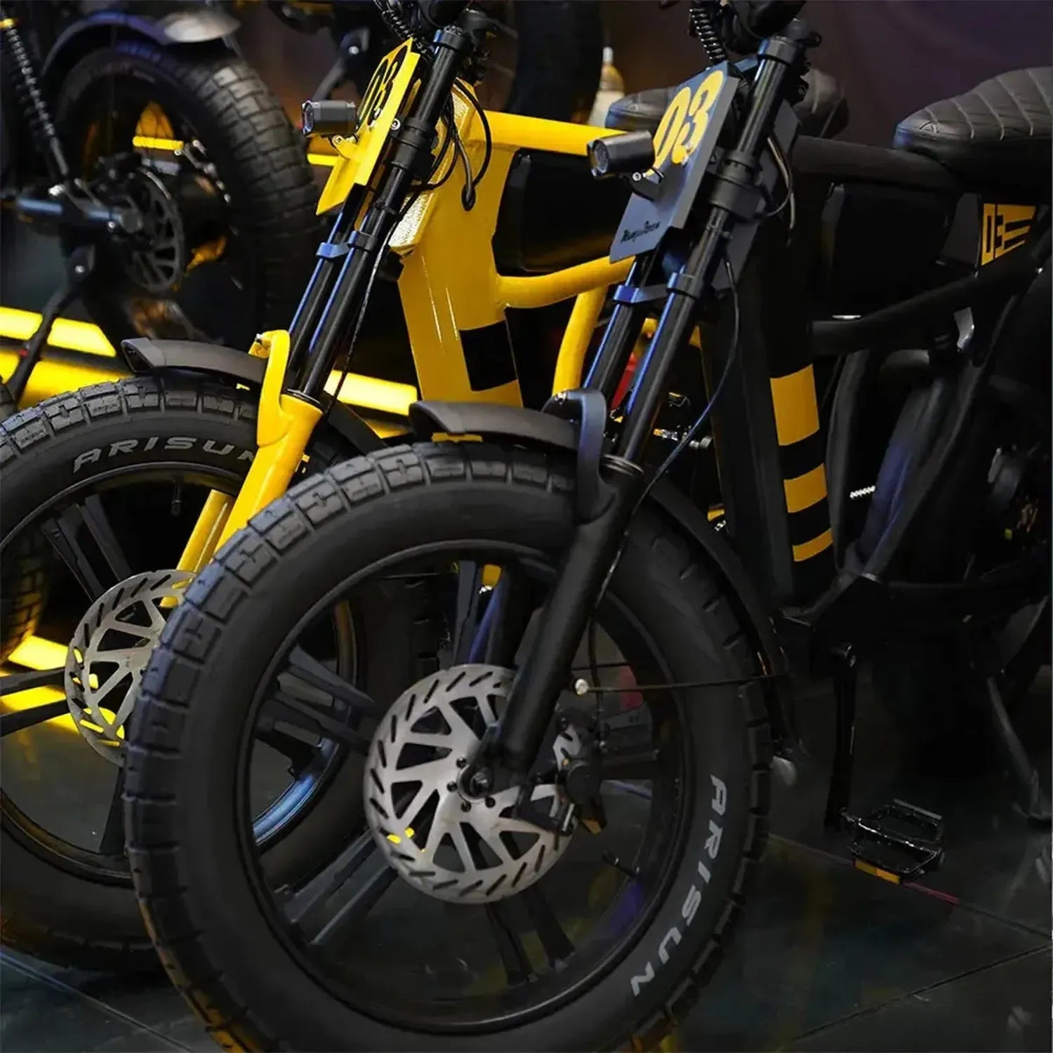 Mangosteen FT03 Electric Bike Fat Tyre Long Range with Hydraulic Brakes up to 50 Km/h