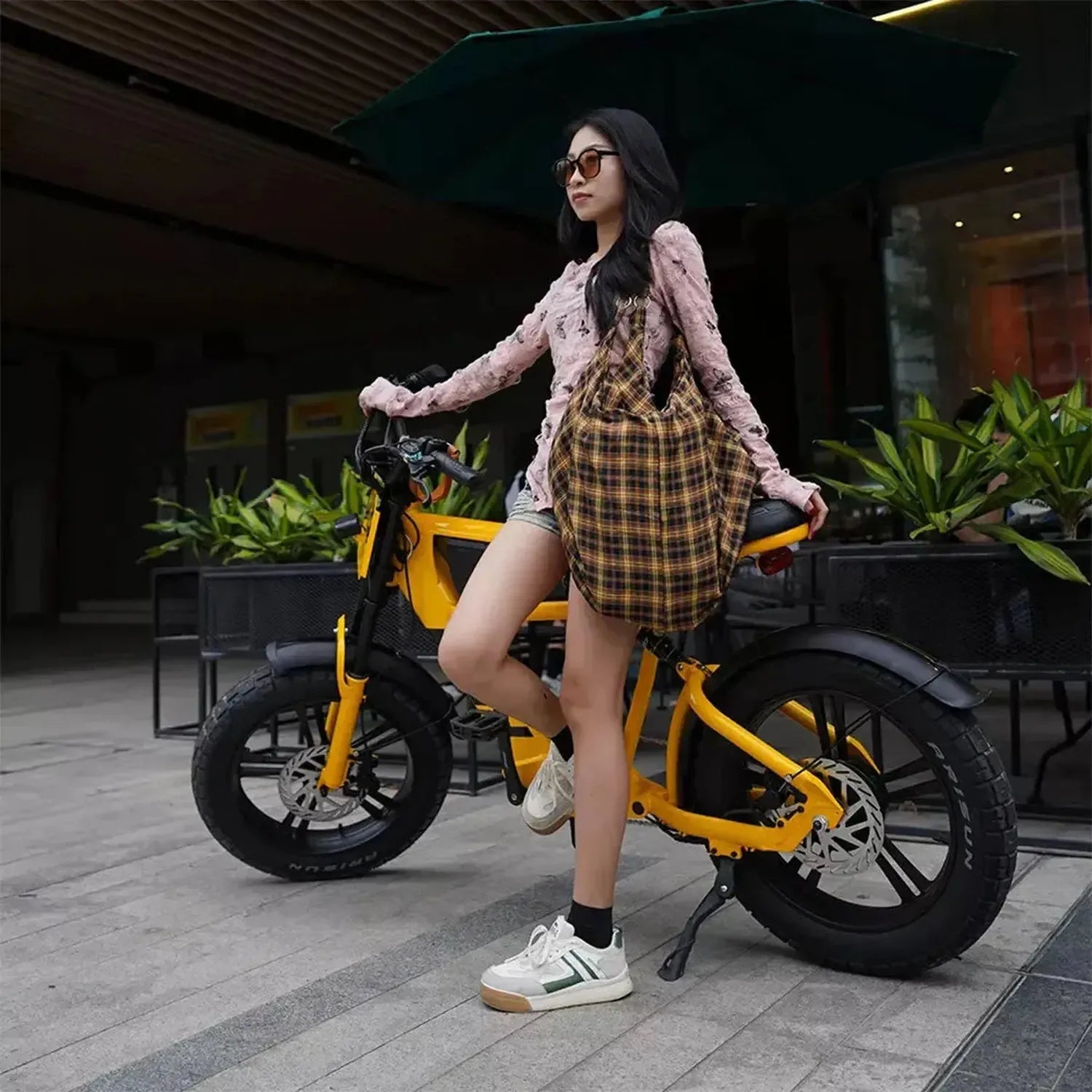 Mangosteen FT03 Electric Bike Fat Tyre Long Range with Hydraulic Brakes up to 50 Km/h