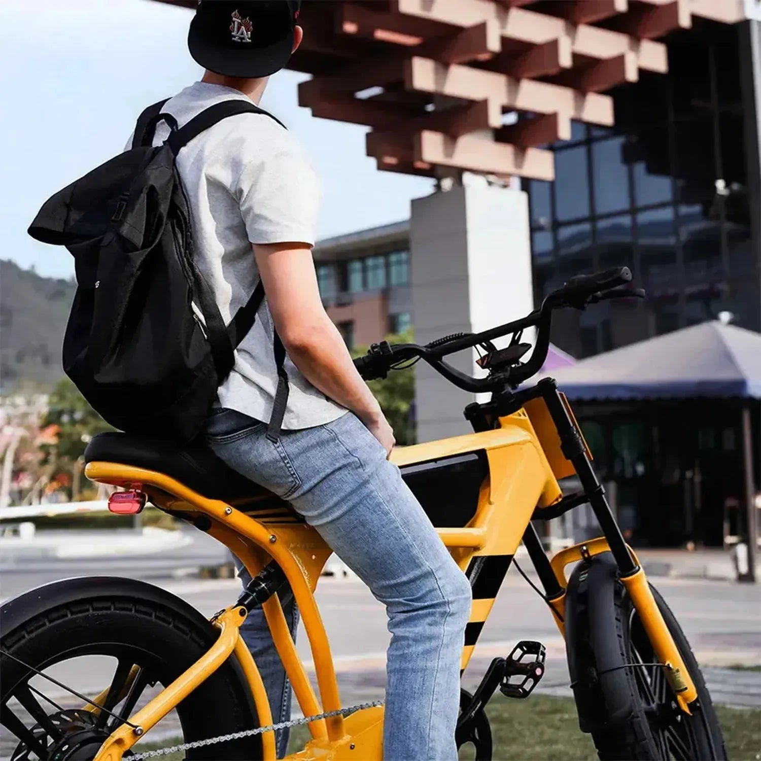 Mangosteen FT03 Electric Bike Fat Tyre Long Range with Hydraulic Brakes up to 50 Km/h