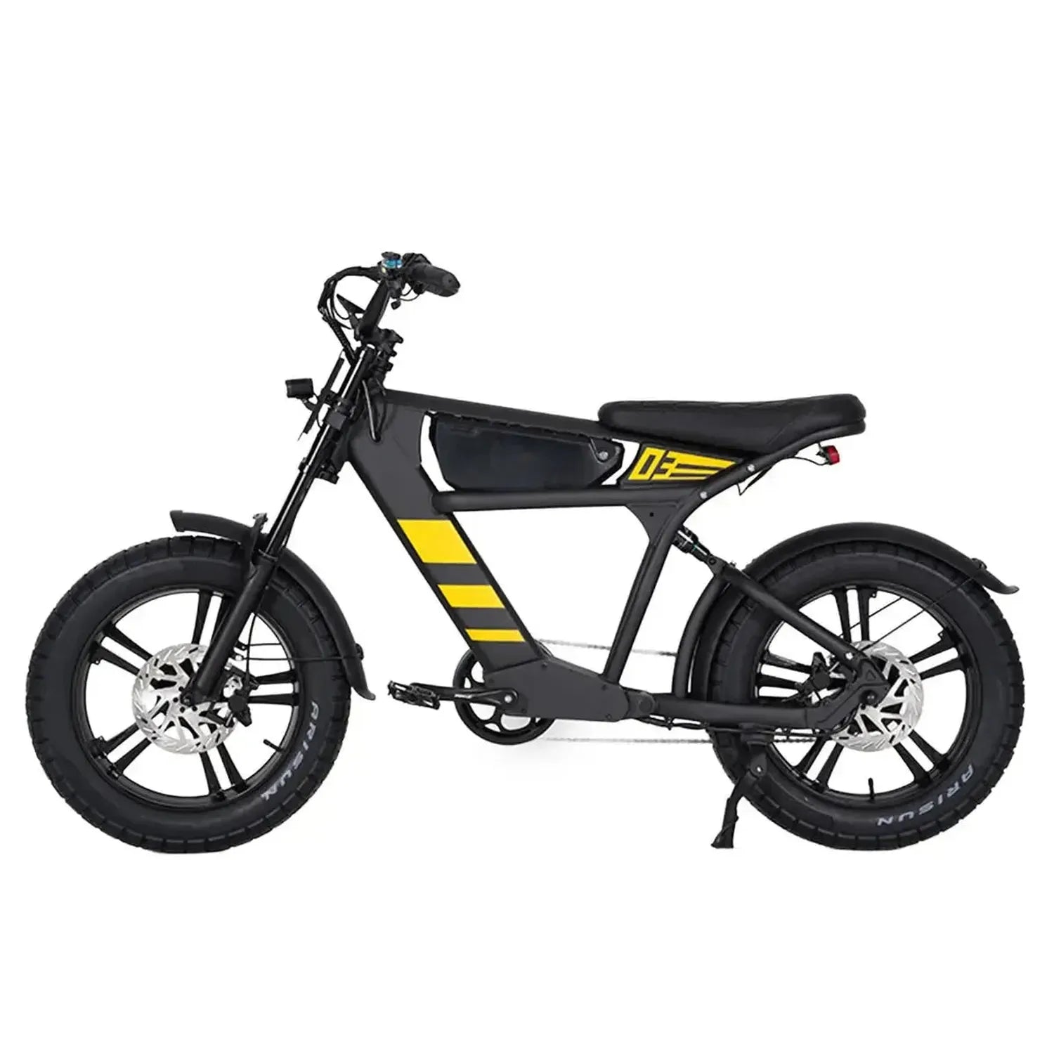 Mangosteen FT03 Elektrofahrrad mit Fat-Reifen, großer Reichweite und hydraulischen Bremsen bis zu 50 km/h – Punk Ride