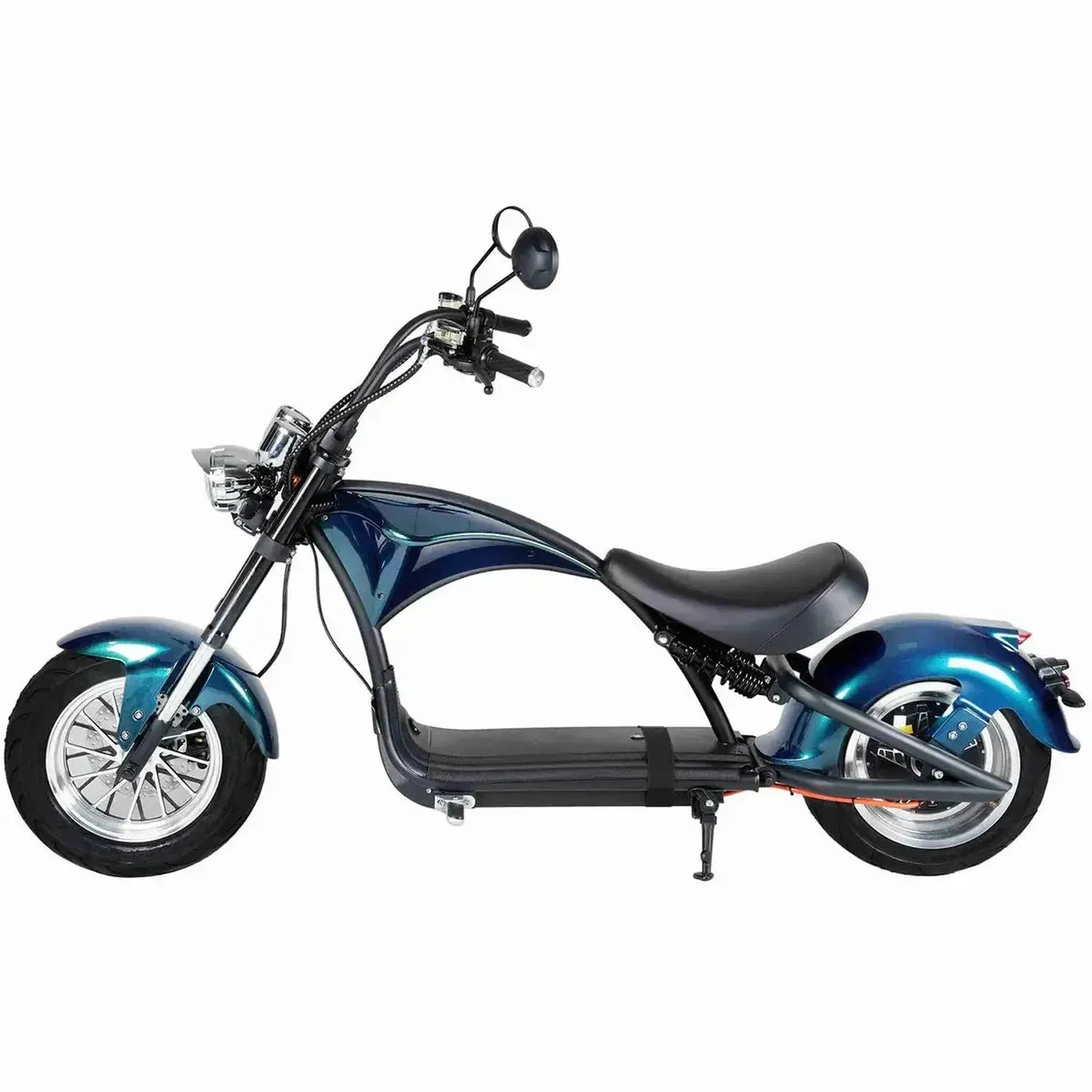 Mangosteen M1P Electric Bike Chopper Style Fat Tyre Cruiser up to 65 Km/h
