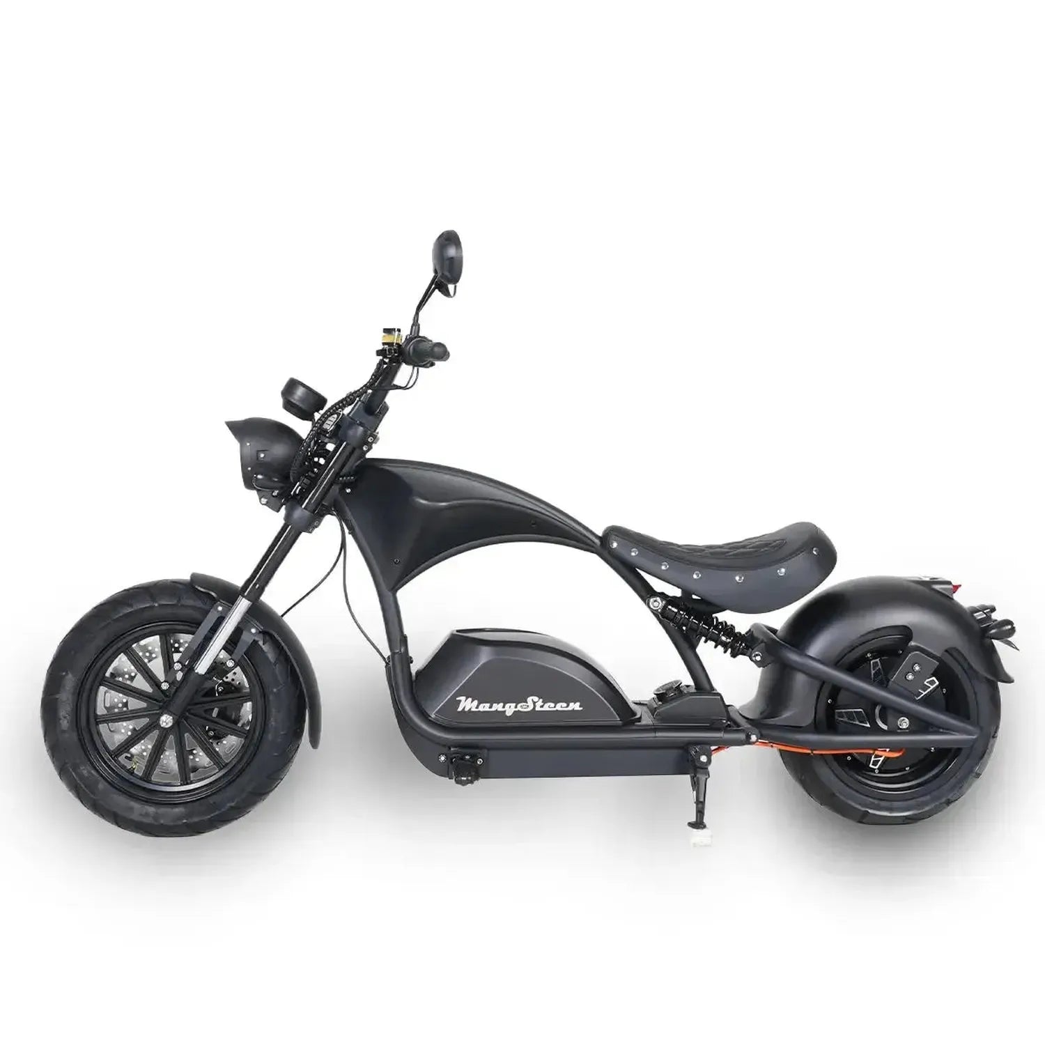 Mangosteen M1PS Knight Electric Bike Chopper Style Fat Tyre Cruiser up to 80 Km/h
