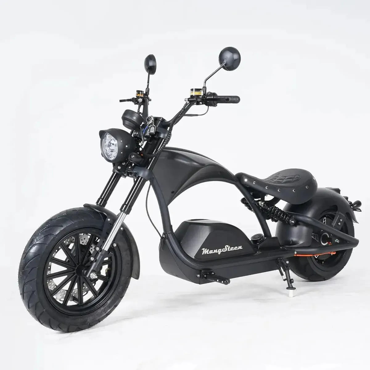 Mangosteen M1PS Knight Electric Bike Chopper Style Fat Tyre Cruiser up to 80 Km/h