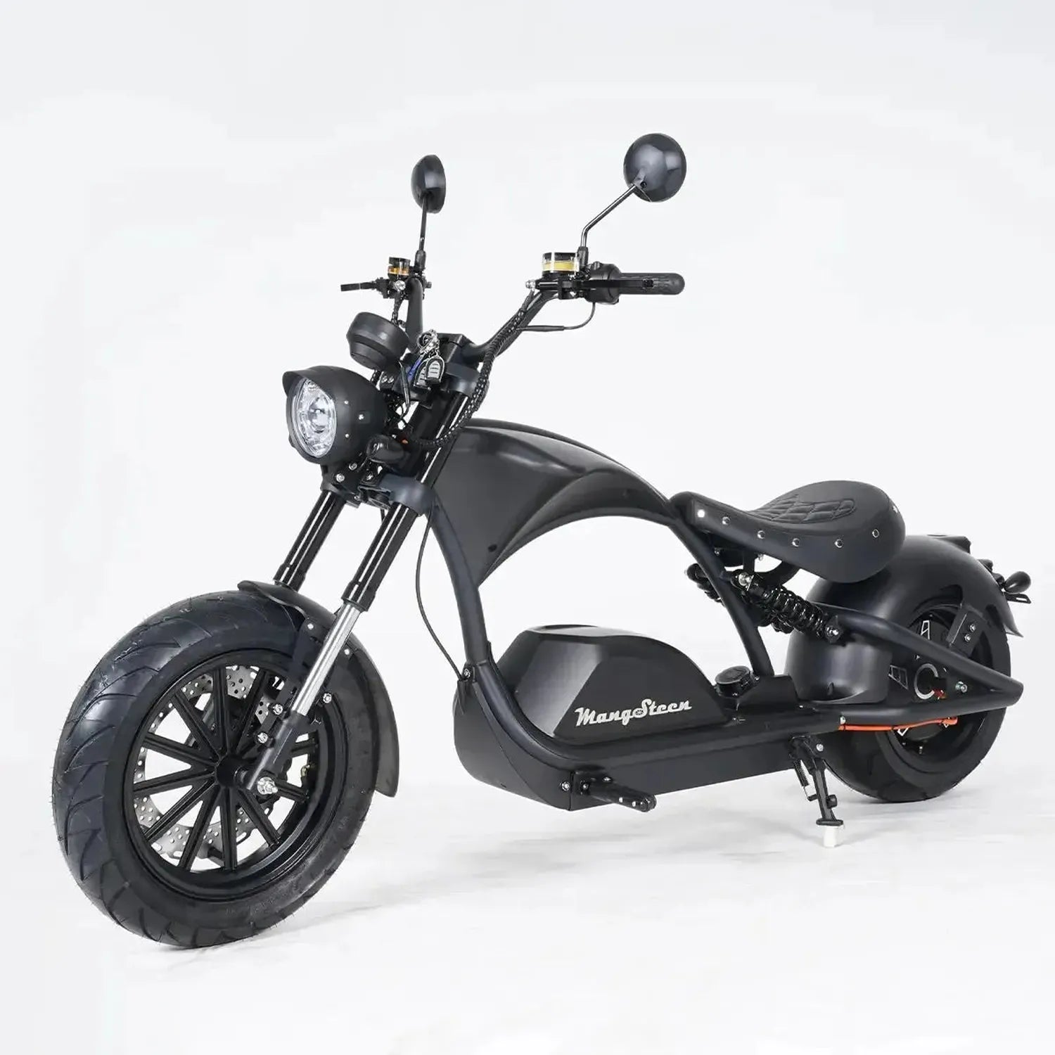 Mangosteen M1PS Knight Electric Bike Chopper Style Fat Tyre Cruiser up to 80 Km/h