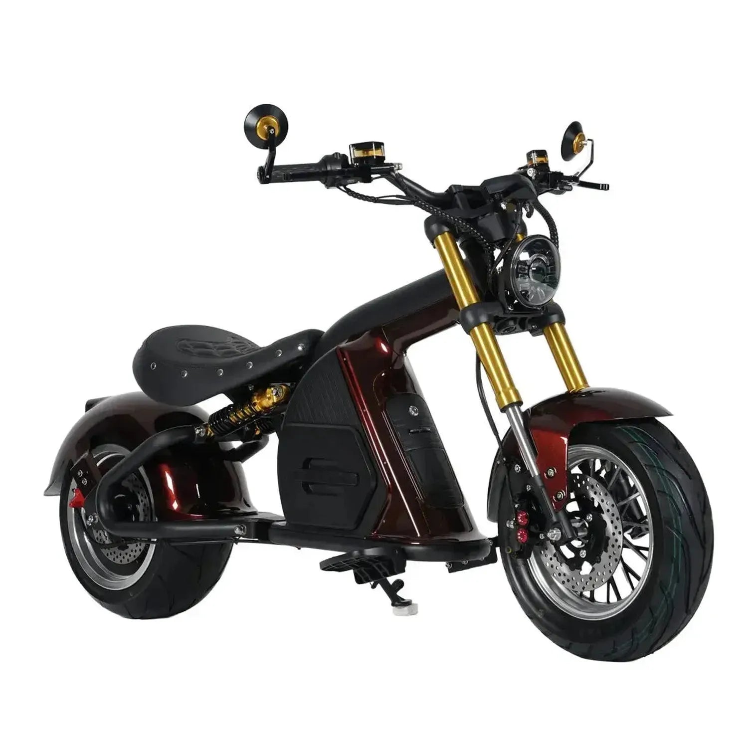 Mangosteen M8S Electric Bike Chopper Style Long Range Cruiser up to 80 Km/h
