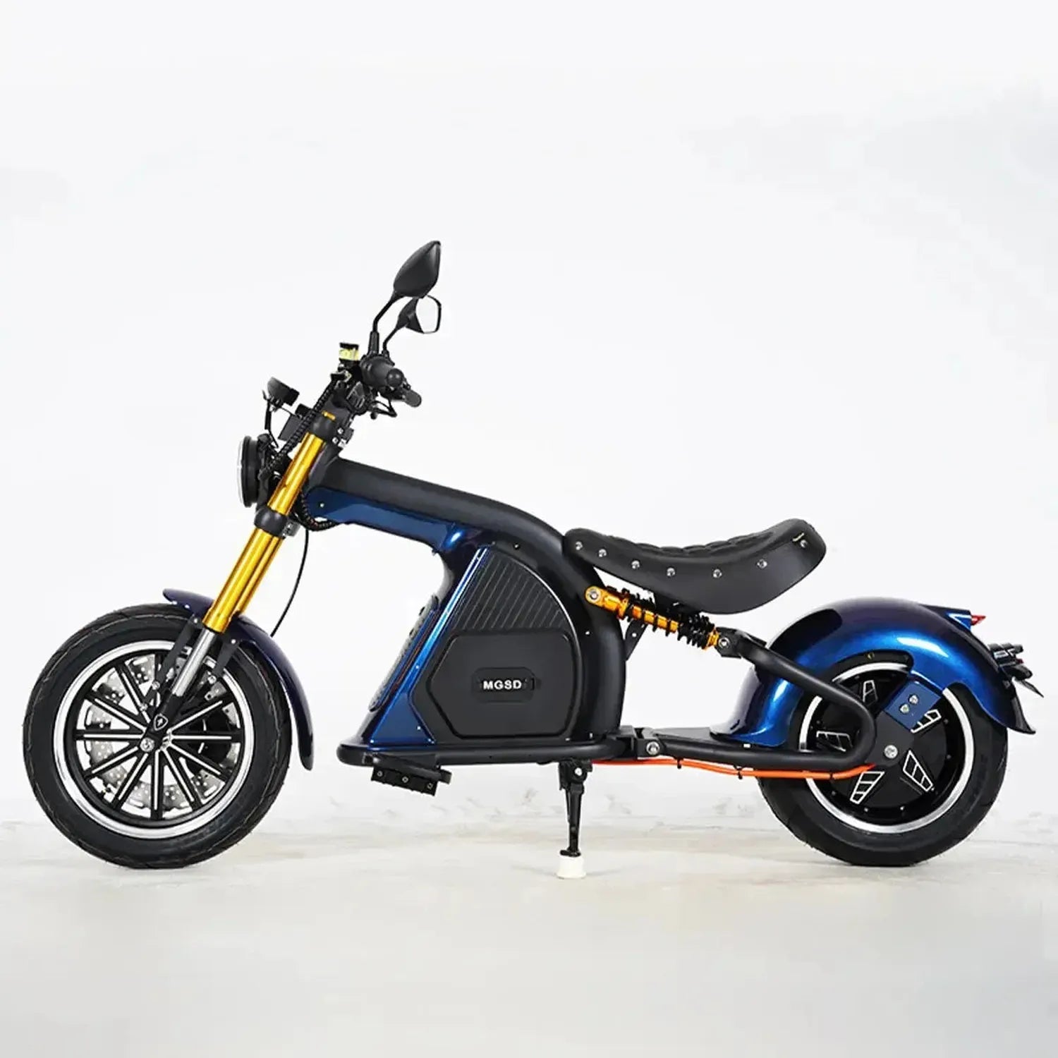 Mangosteen M8S Electric Bike Chopper Style Long Range Cruiser up to 80 Km/h