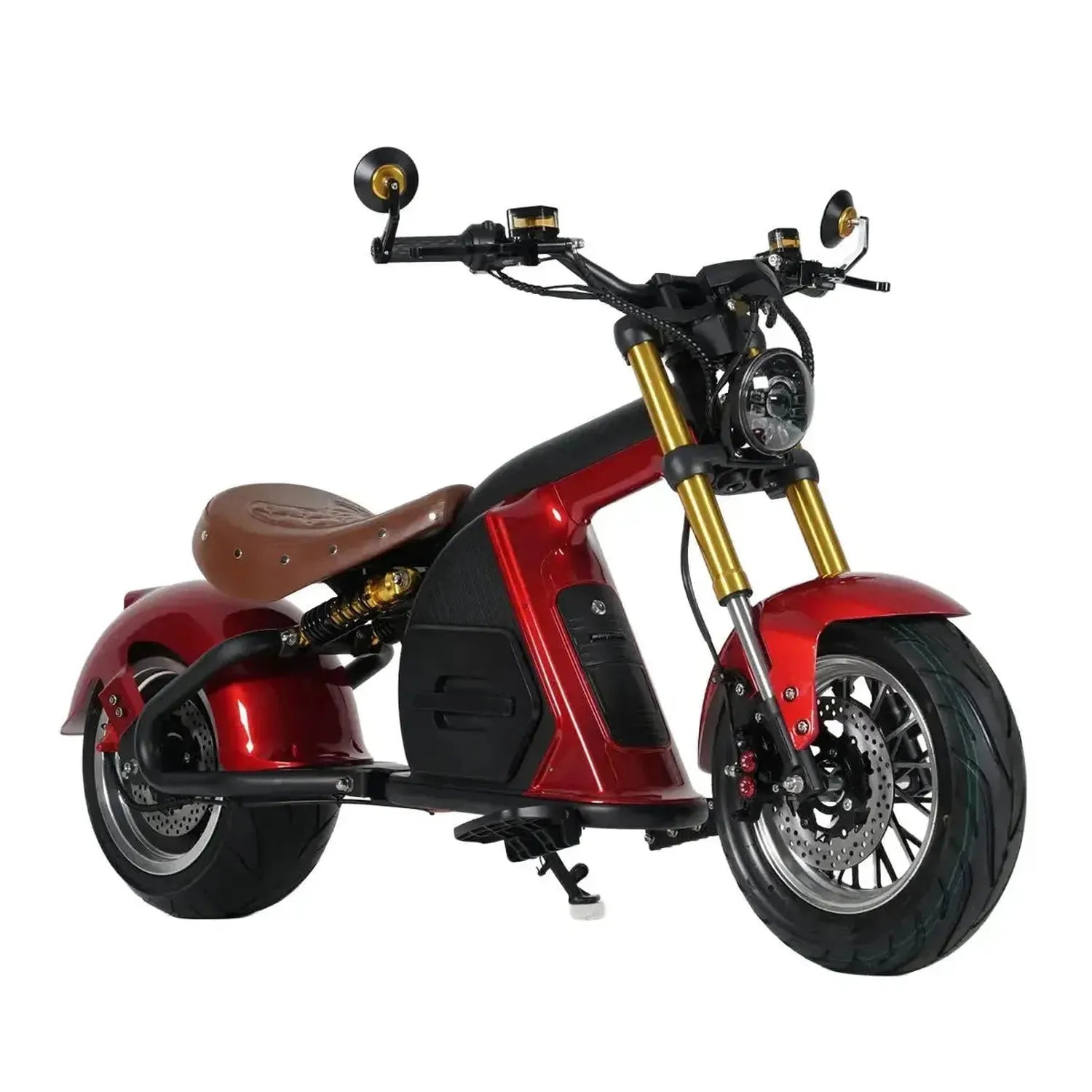 Mangosteen M8S Electric Bike Chopper Style Long Range Cruiser up to 80 Km/h