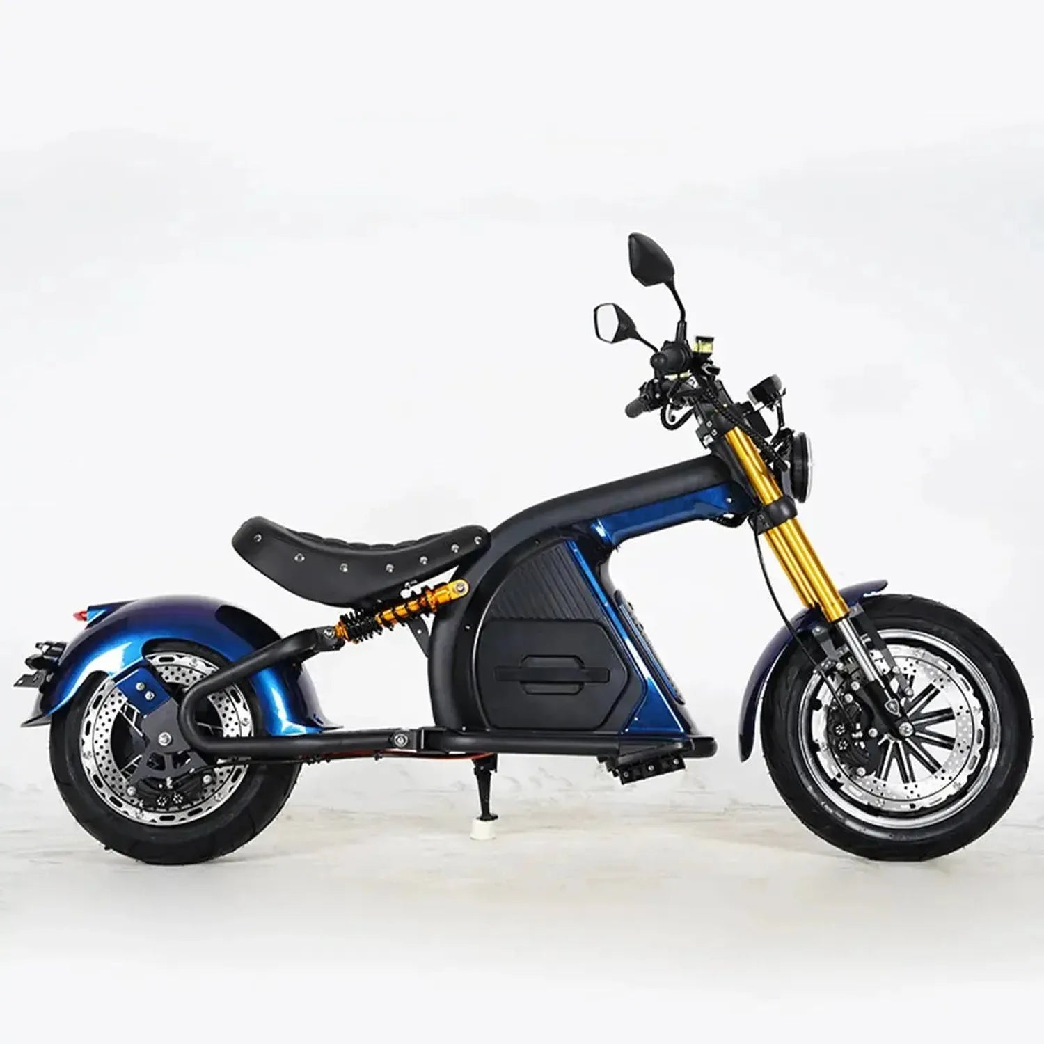 Mangosteen M8S Electric Bike Chopper Style Long Range Cruiser up to 80 Km/h