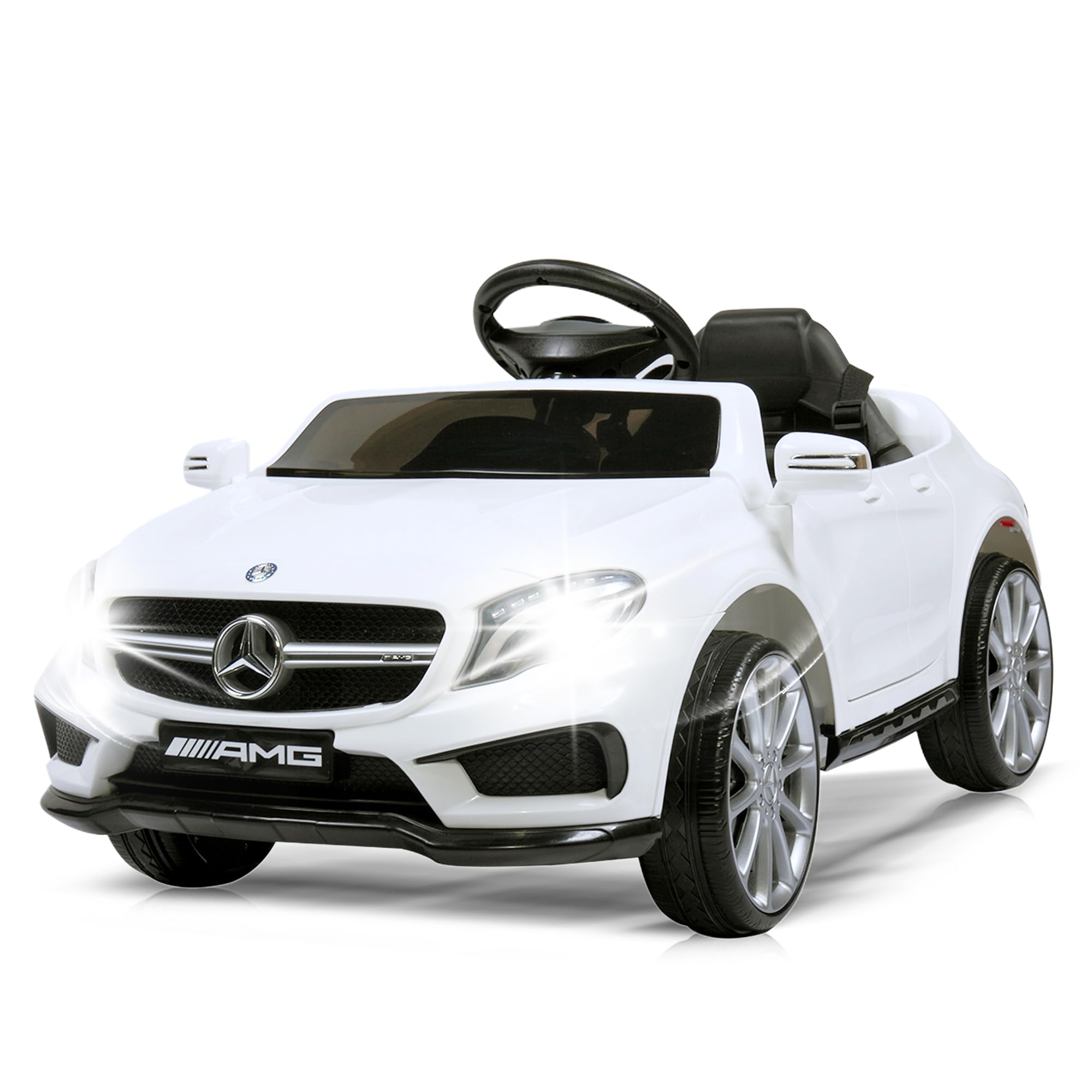 Mercedes-Benz GLA-45 Kids Ride On Car – Remote Control, LED Lights & Safety Belt