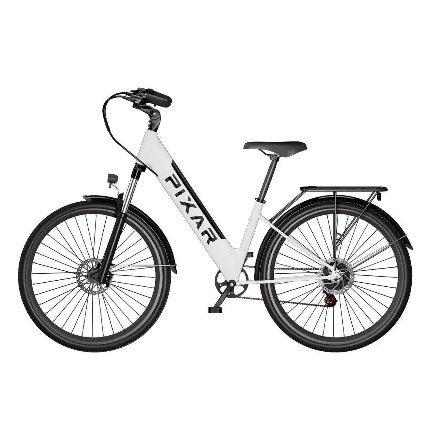 PIXAR Cruiser Step Through Electric Bike with Suspension and LED Lights up to 40 Km/h