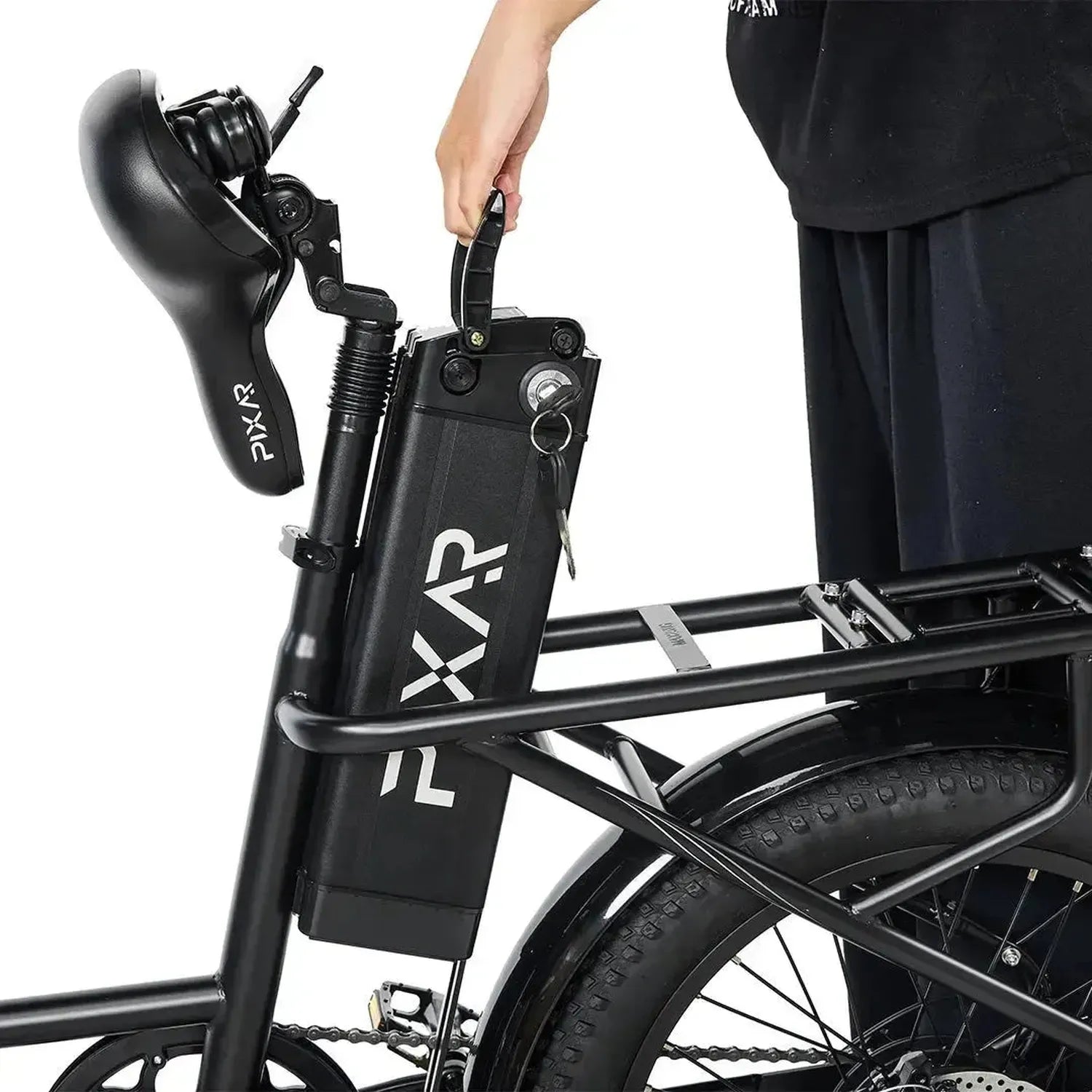 PIXAR Fun1 Electric Bike Fat Tyre Compact with Suspension and LCD up to 32 Km/h