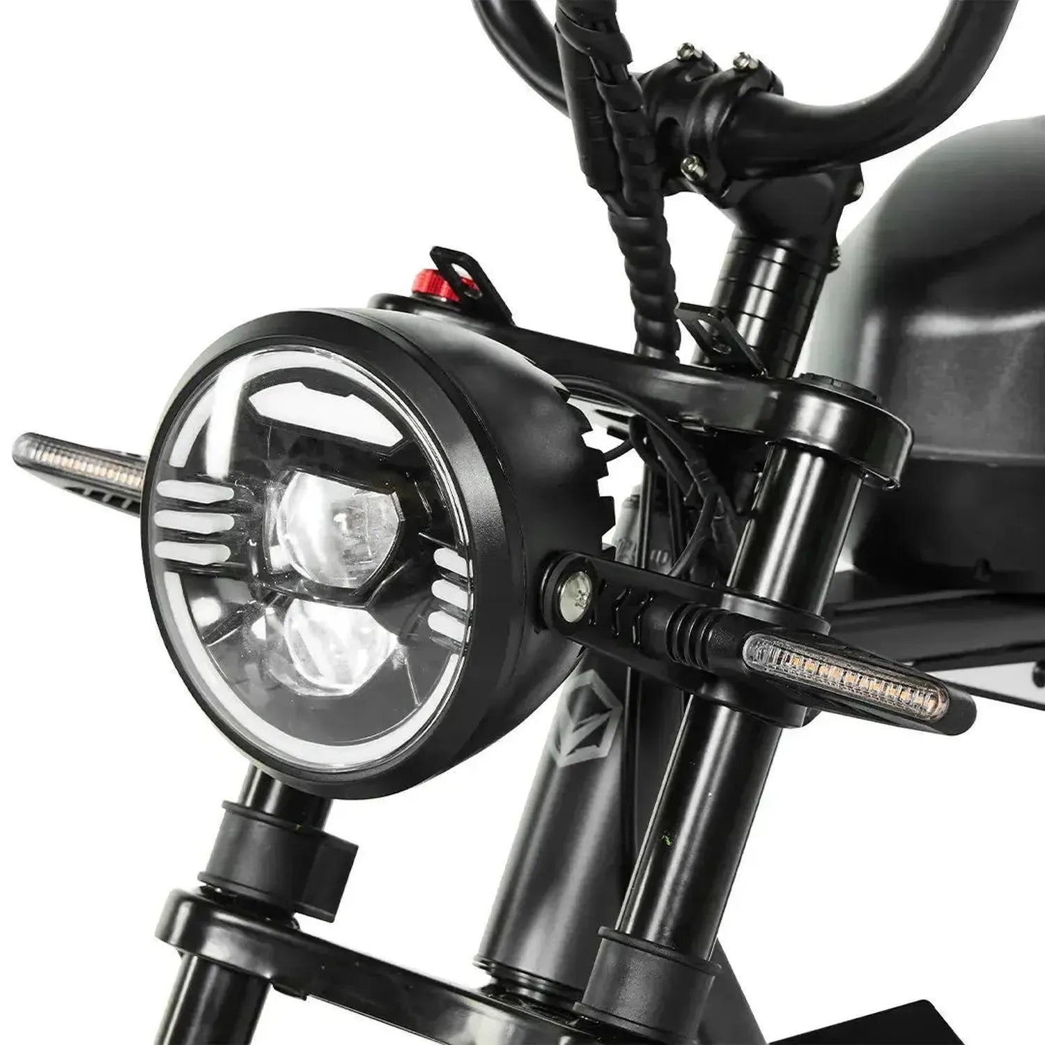 PIXAR SuperV Electric Bike Fat Tyre with Rear Rack and LED Lights up to 32 Km/h