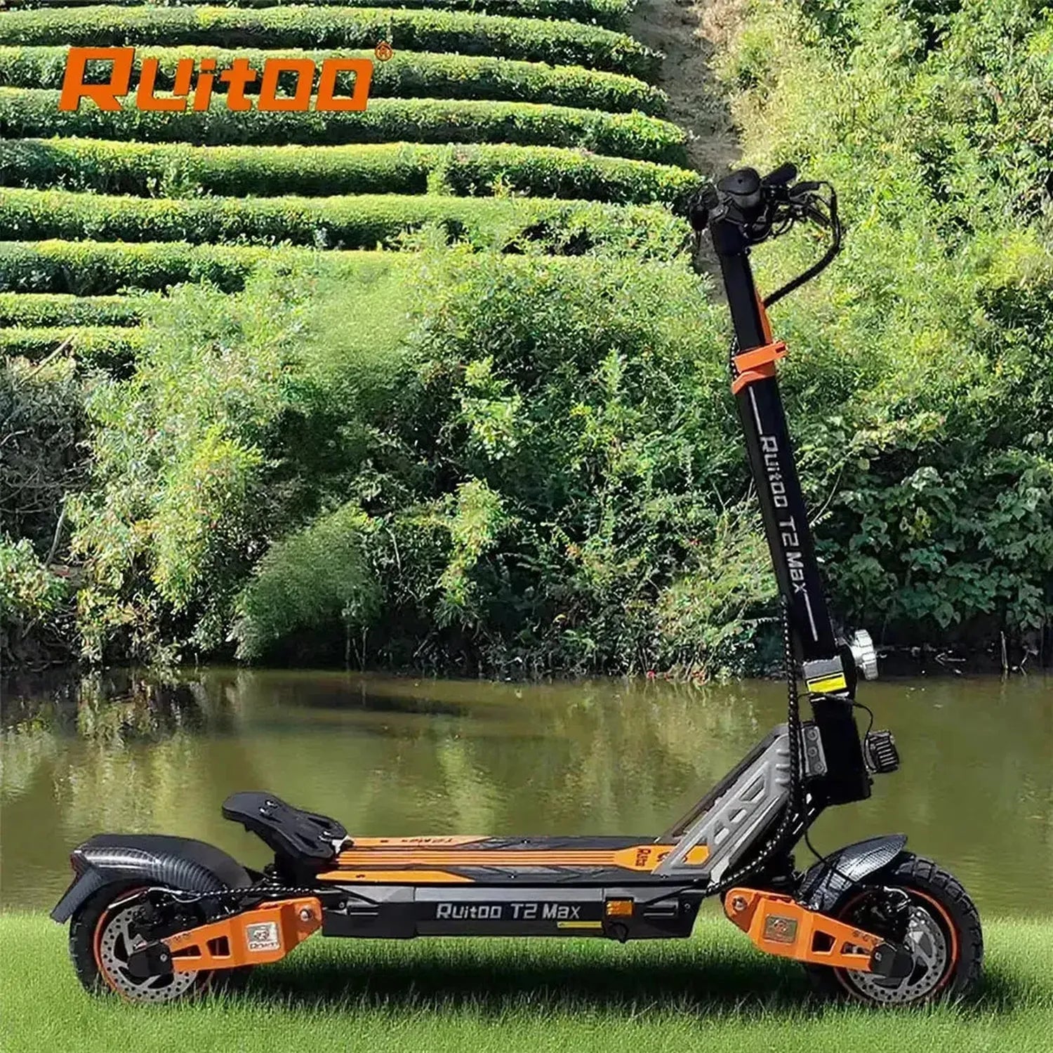 Ruitoo M5 Pro Electric Scooter Long Range Foldable with Suspension up to 55 Km/h