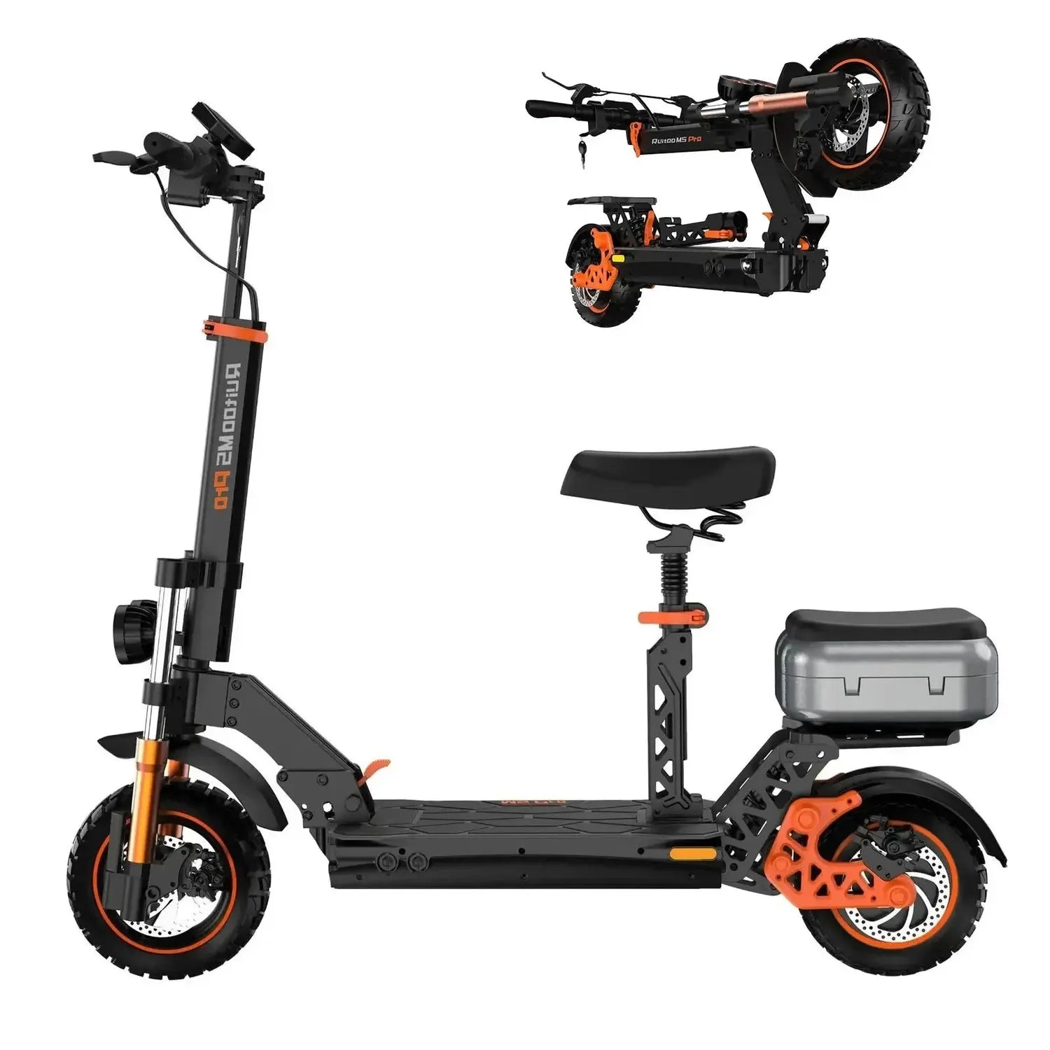Ruitoo M5 Pro Electric Scooter Long Range Foldable with Suspension up to 55 Km/h