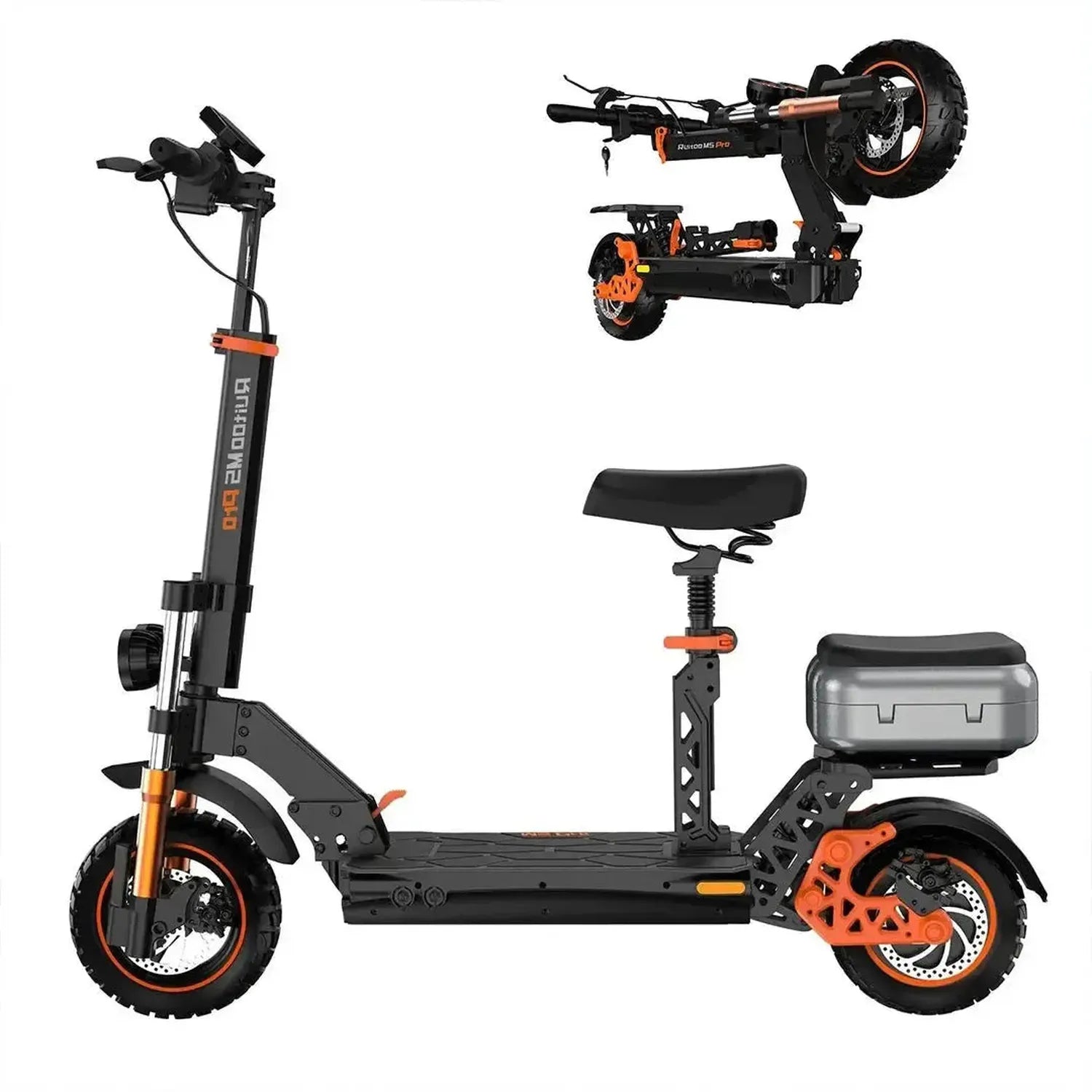 Ruitoo M5 Pro Electric Scooter Long Range Foldable with Suspension up to 55 Km/h