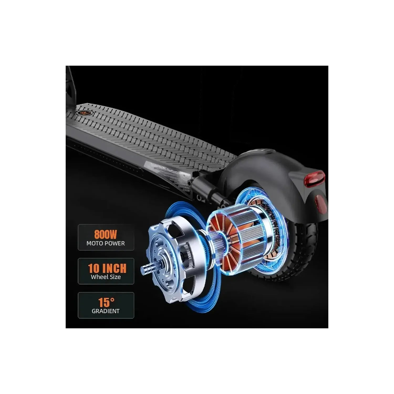Ruitoo RT6 Electric Scooter Long Range Foldable with Dual Suspension up to 50 Km/h